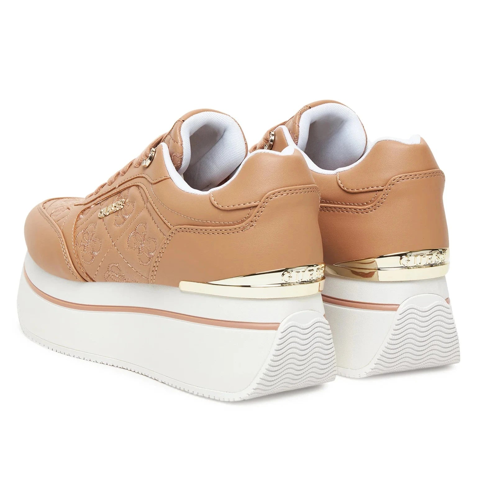 SCARPE GUESS CAMRIO9 PLATFORM BEIGE