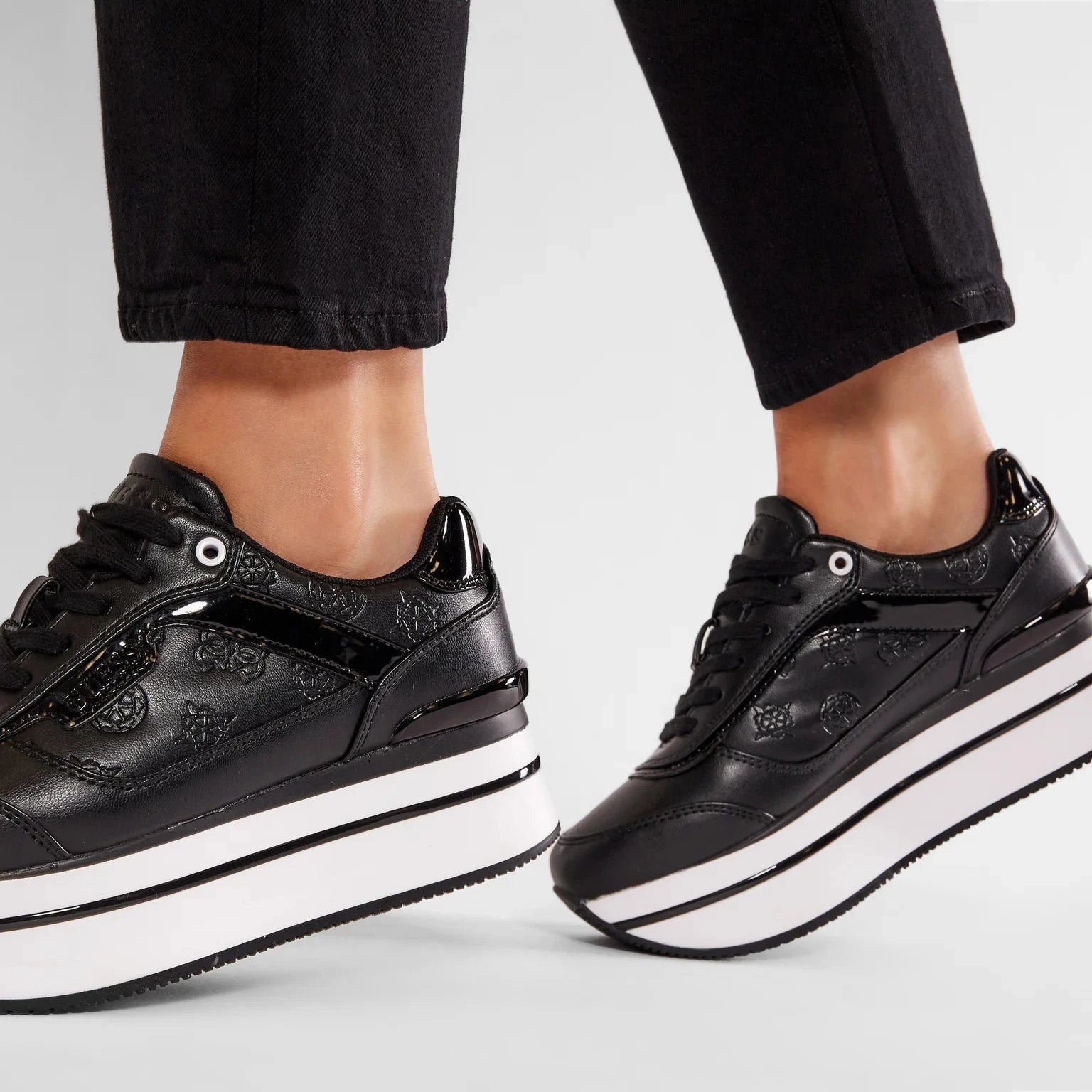 SNEAKERS GUESS HANSIN ACTIVE LADY NERO