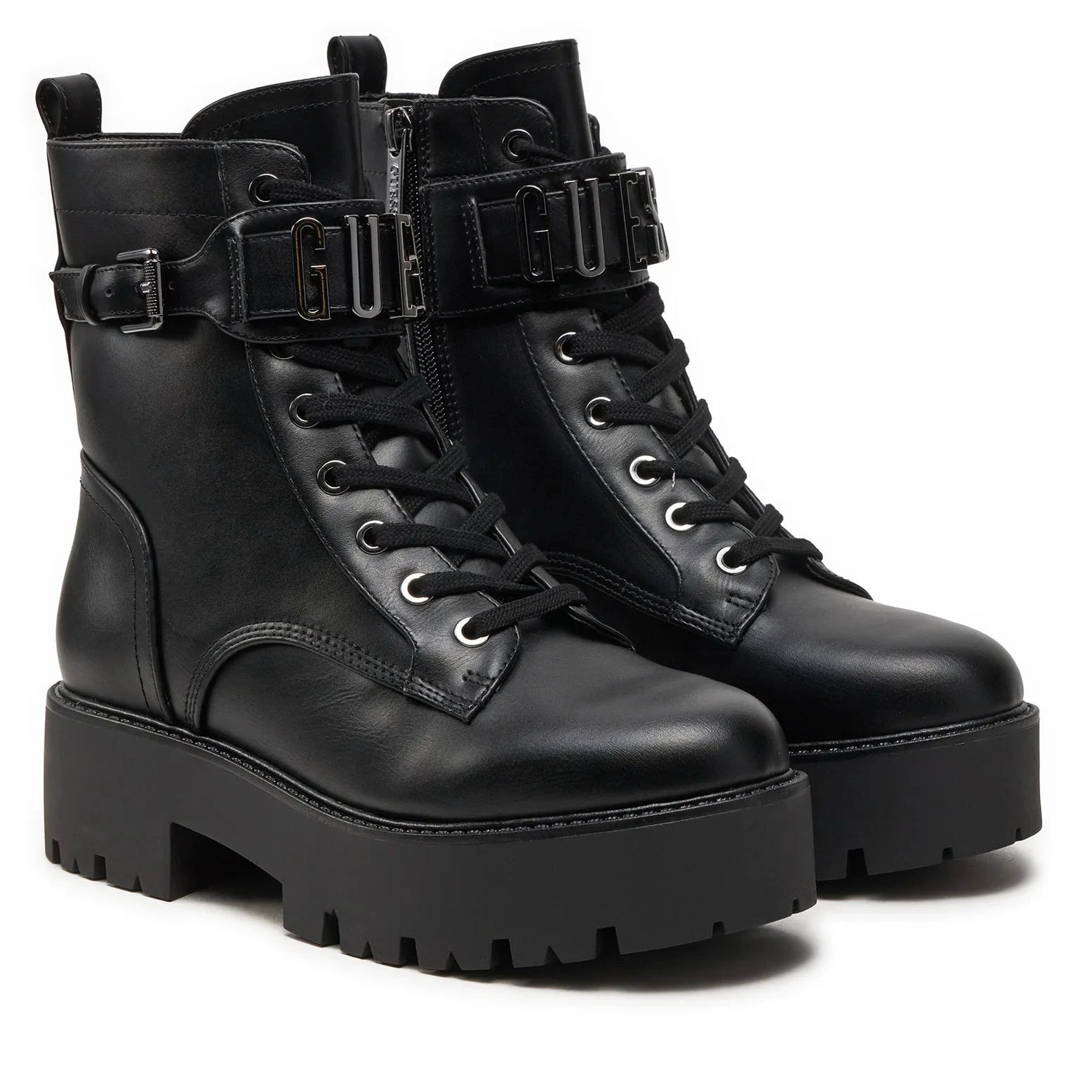 STIVALE GUESS ANFIBIO VAIRES PELLE NERO