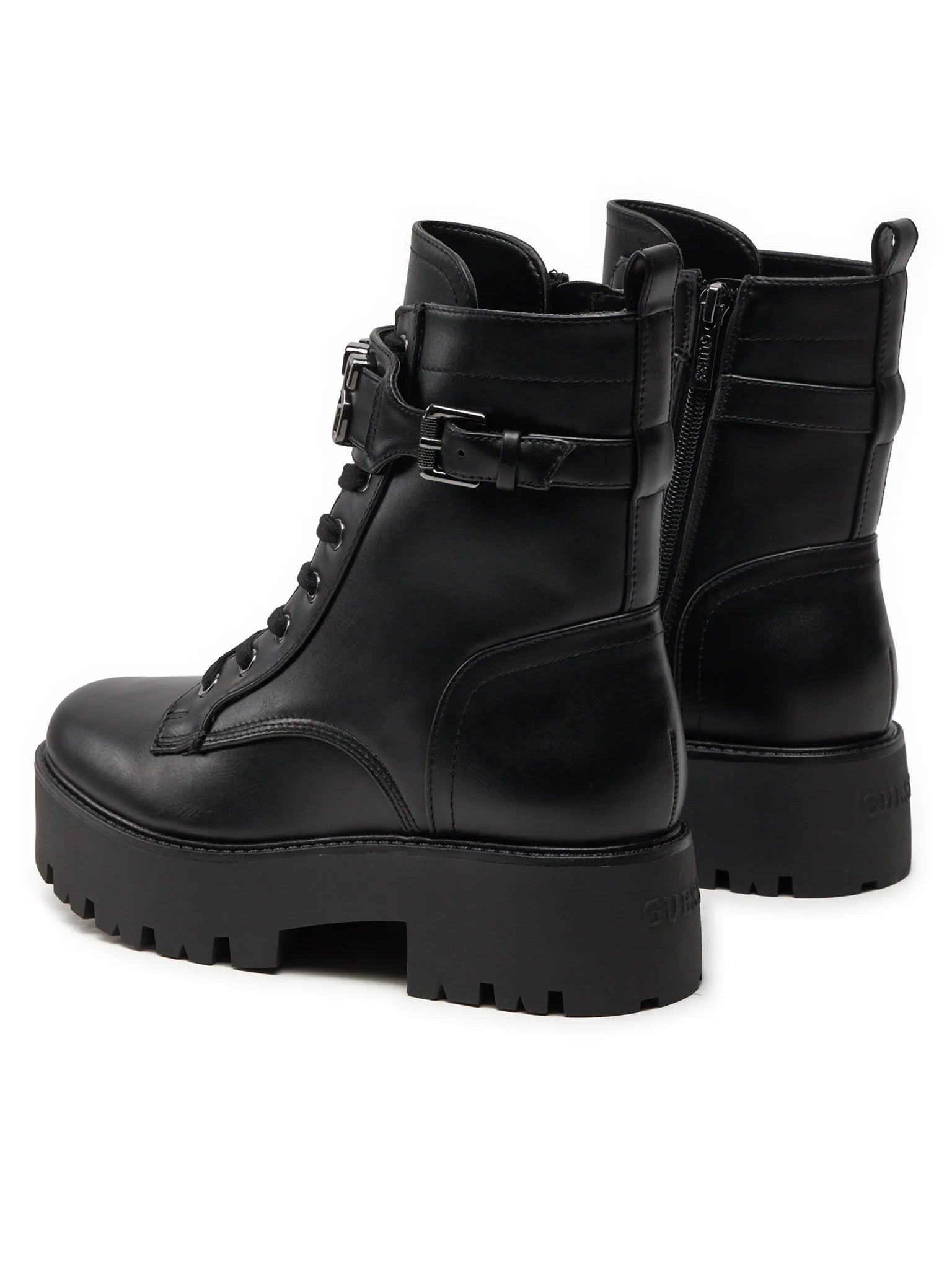 STIVALE GUESS ANFIBIO VAIRES PELLE NERO