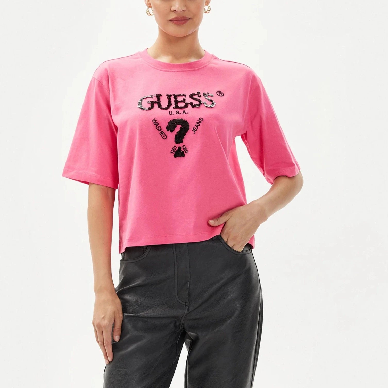 TSHIRT GUESS AURLIE BOXY TEE