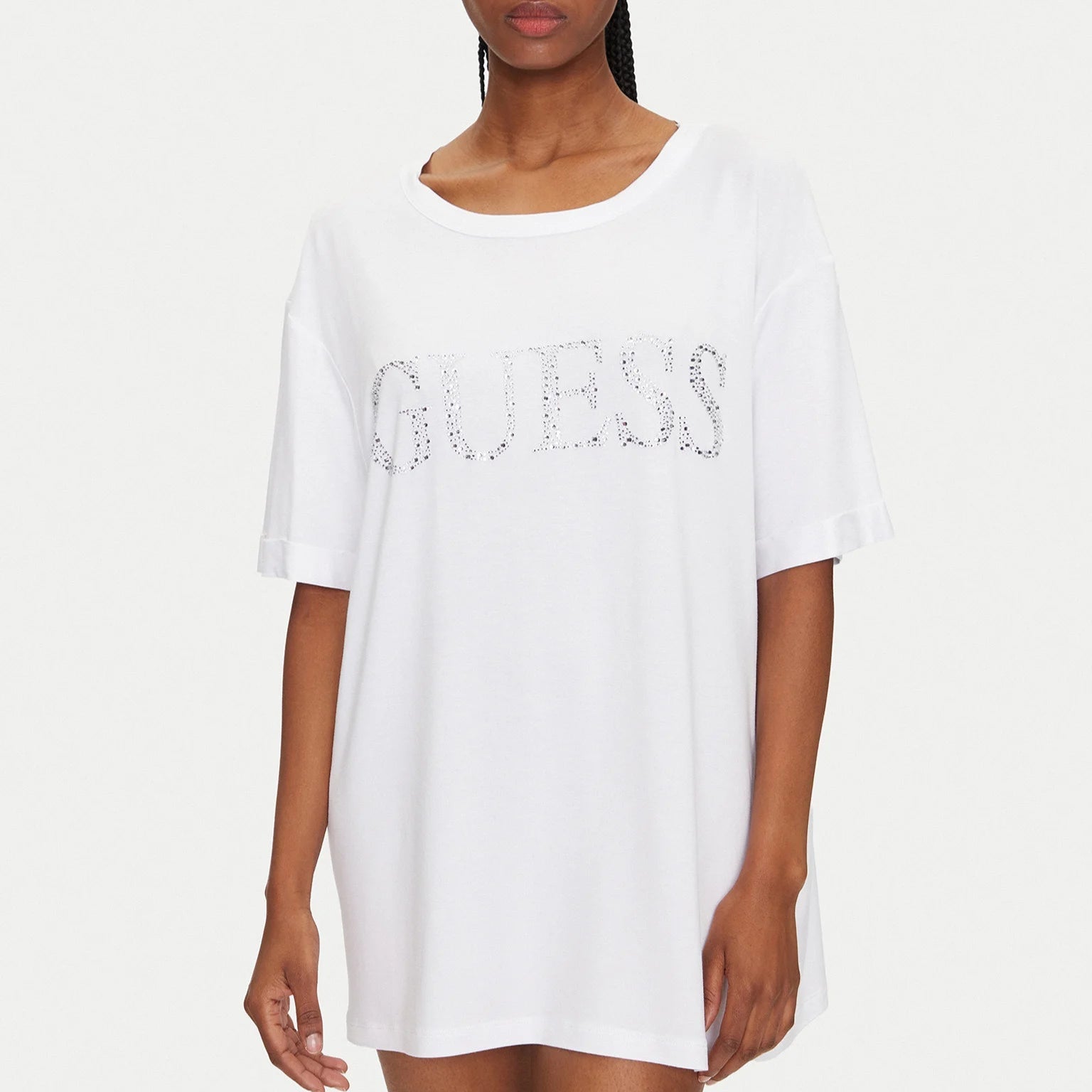 MAXI TSHIRT GUESS LOGO LONG SS