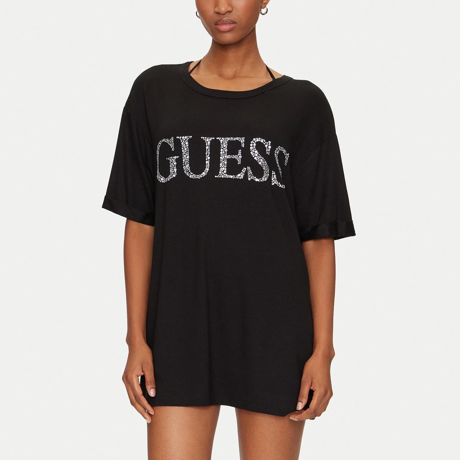 MAXI TSHIRT GUESS LOGO LONG SS