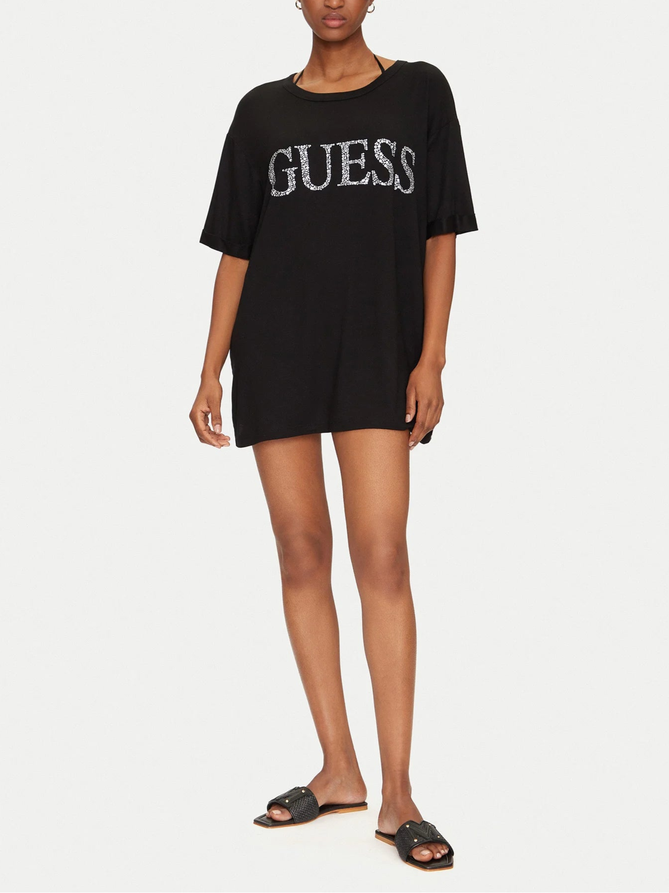 MAXI TSHIRT GUESS LOGO LONG SS