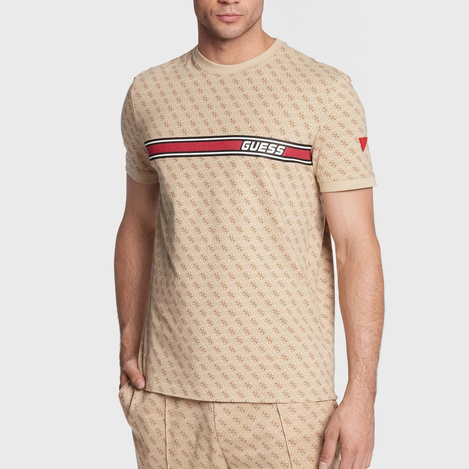 TSHIRT GUESS JAMEY LOGO ALL OVER