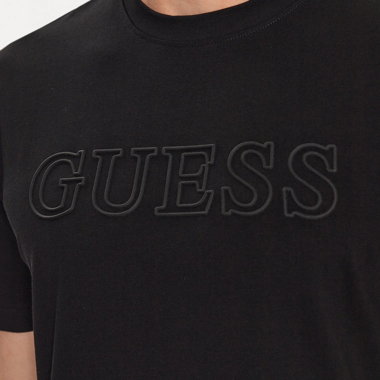 TSHIRT GUESS ALPHY LOGO GOMMATO MANICA CORTA