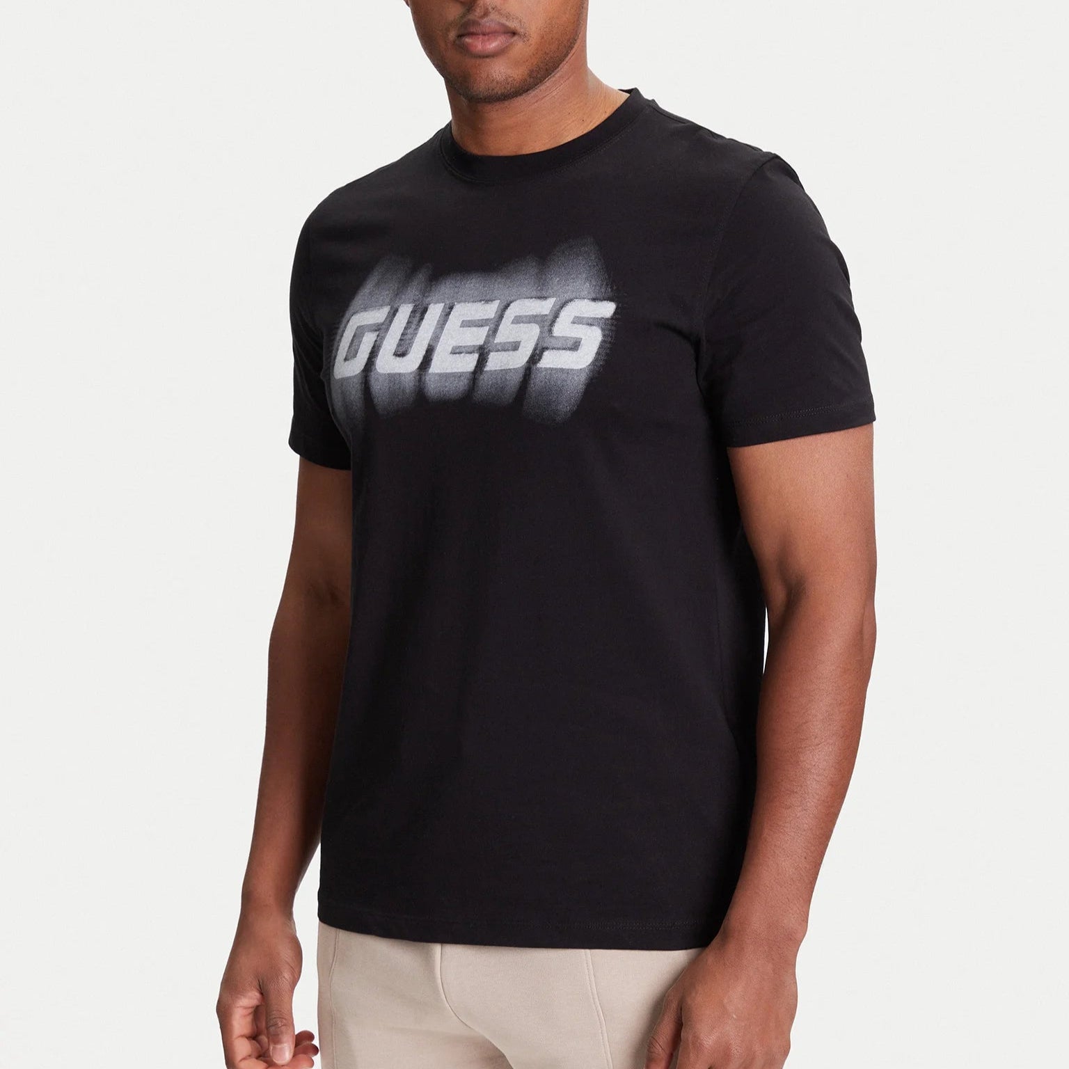 TSHIRT GUESS ASCANIO LOGO OMBREGGIATO