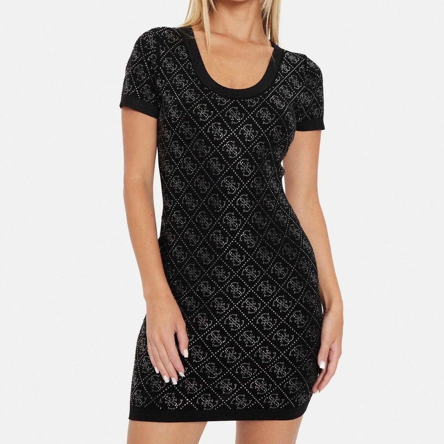 ABITO GUESS PAIGE 4G STONES MC CORTO