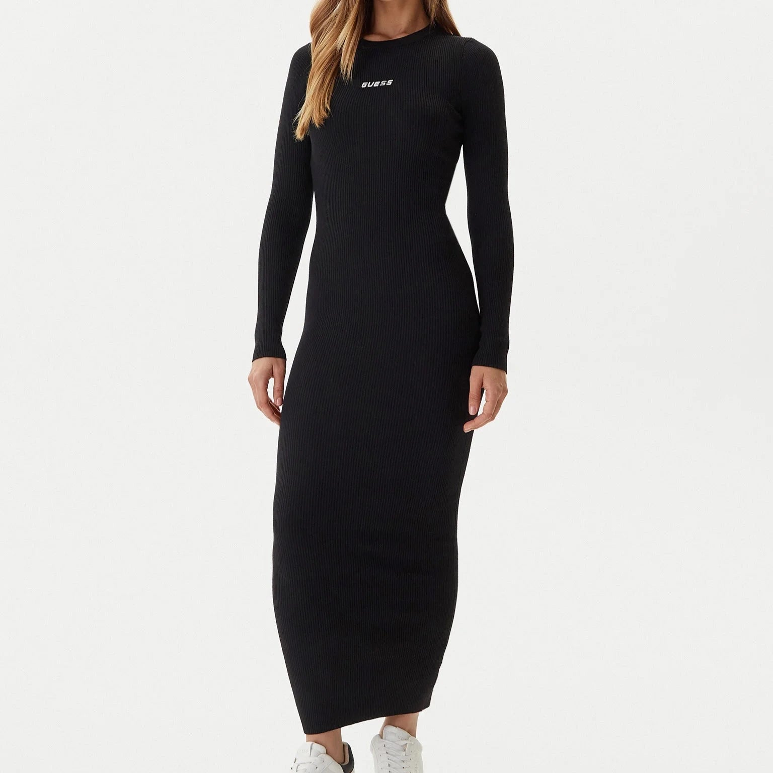 ABITO GUESS VESTITO LUNGO FLAMINIA ML RIBBED