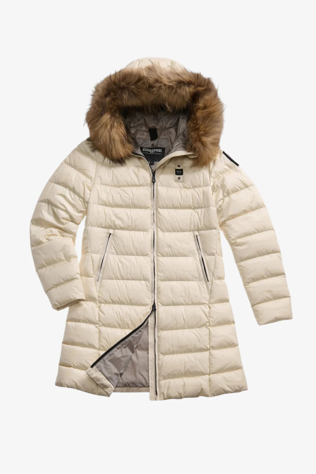 PIUMINO LUNGO BLAUER KRISTIN CON PELO INT PIUMA