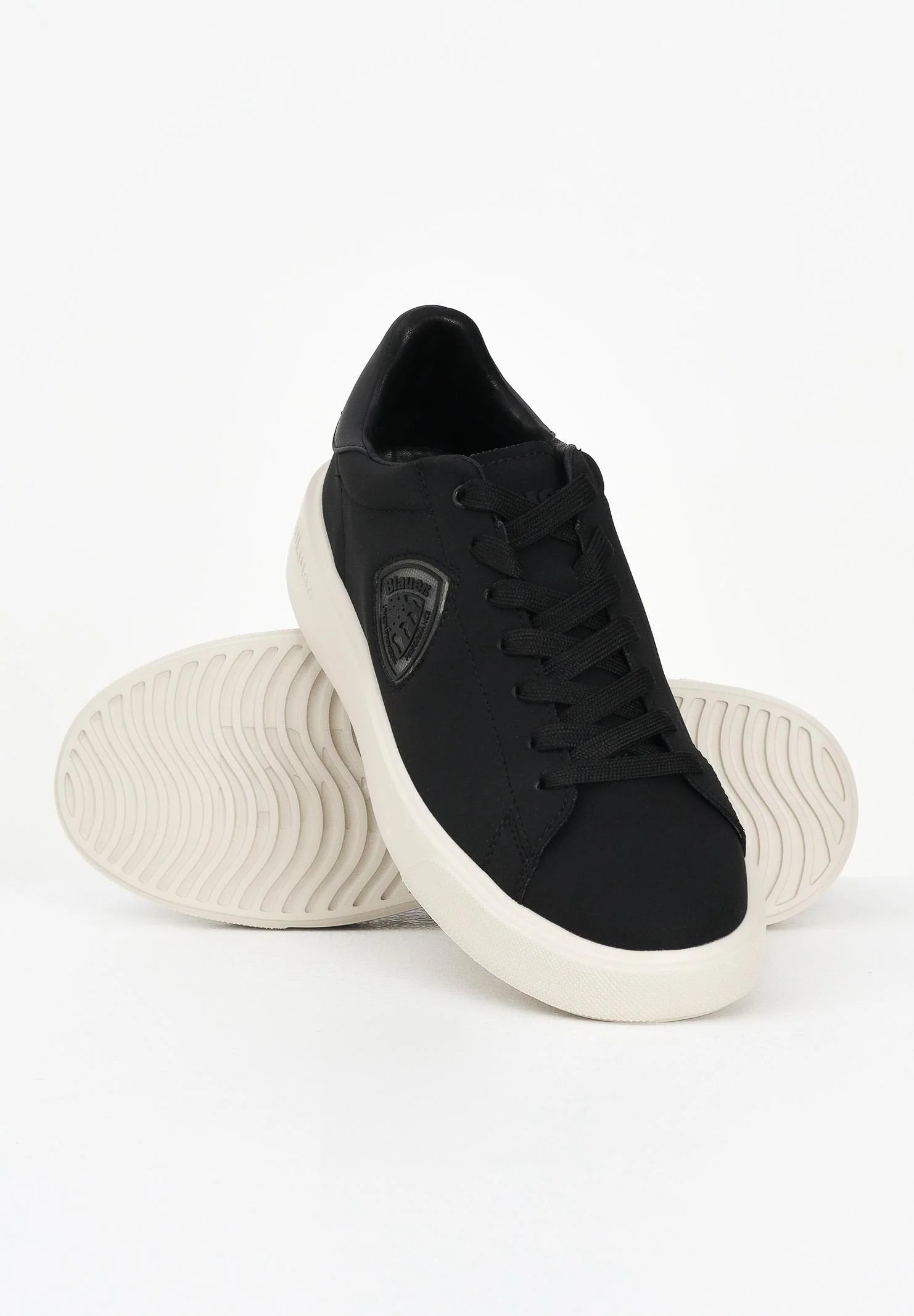 SCARPE BLAUER LOW SNEAKER FONDO CASS. BUCK 07 NERO