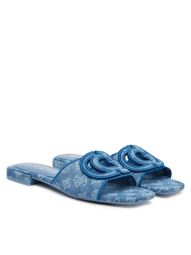 MULES GUESS CIABATTA TARISHAE BLU