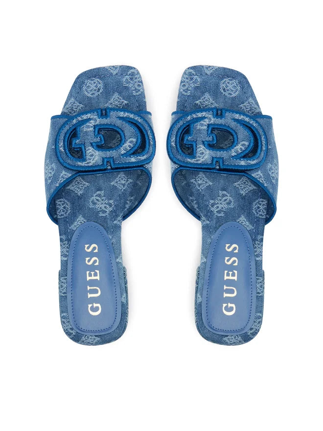 MULES GUESS CIABATTA TARISHAE BLU