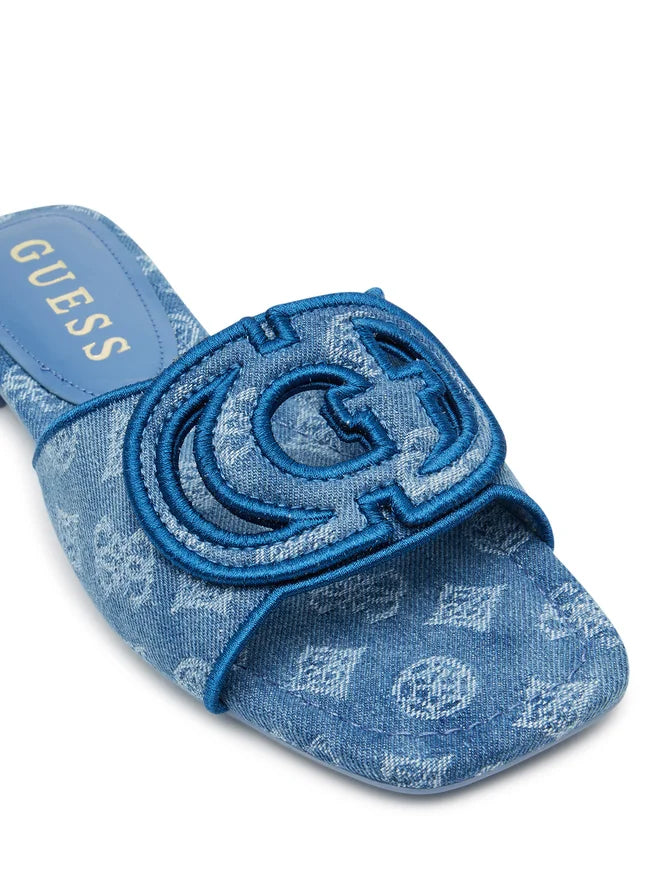MULES GUESS CIABATTA TARISHAE BLU