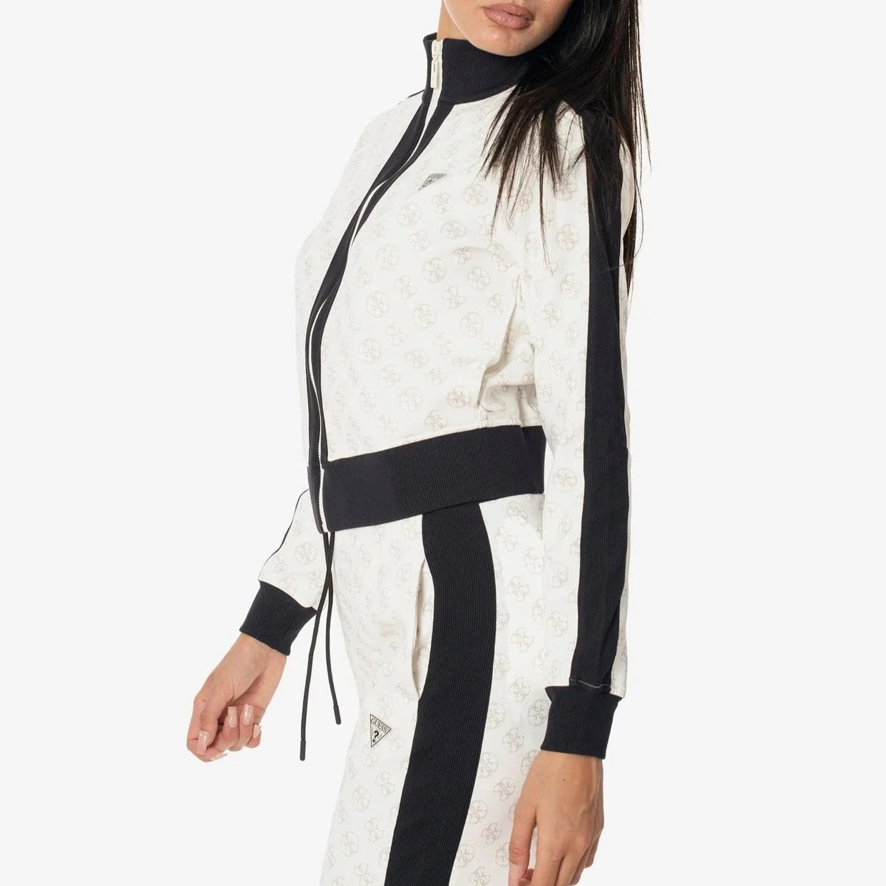 FELPA GUESS ELEA CON COLLO ALZATO