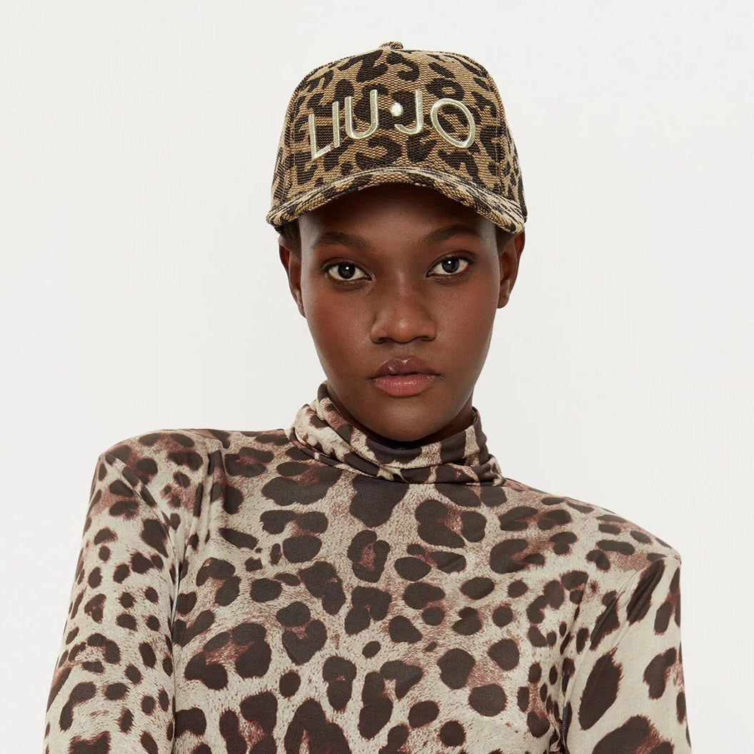 CAPPELLO LIUJO VISIERA LOGO ANIMALIER