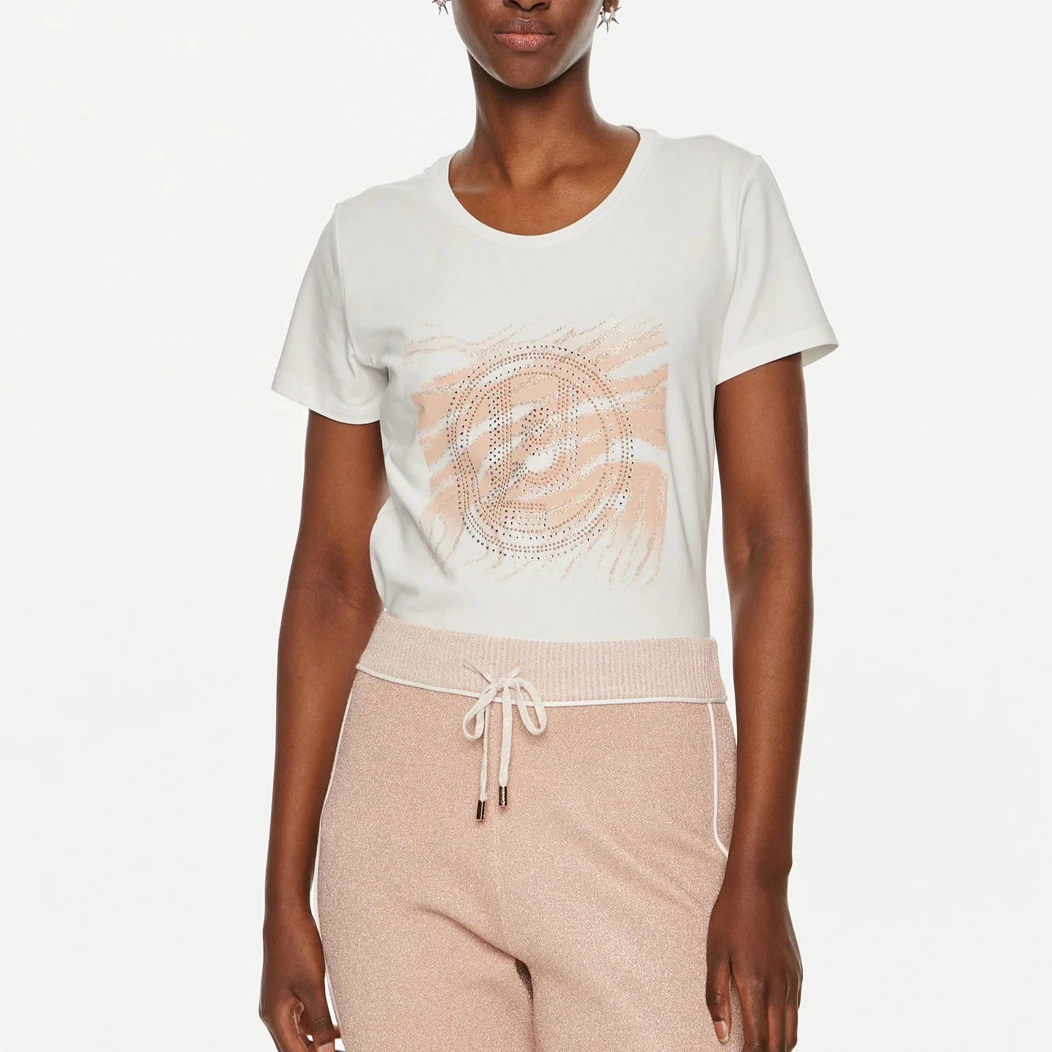 TSHIRT LIUJO MANICA CORTA LOGO ZEBRA