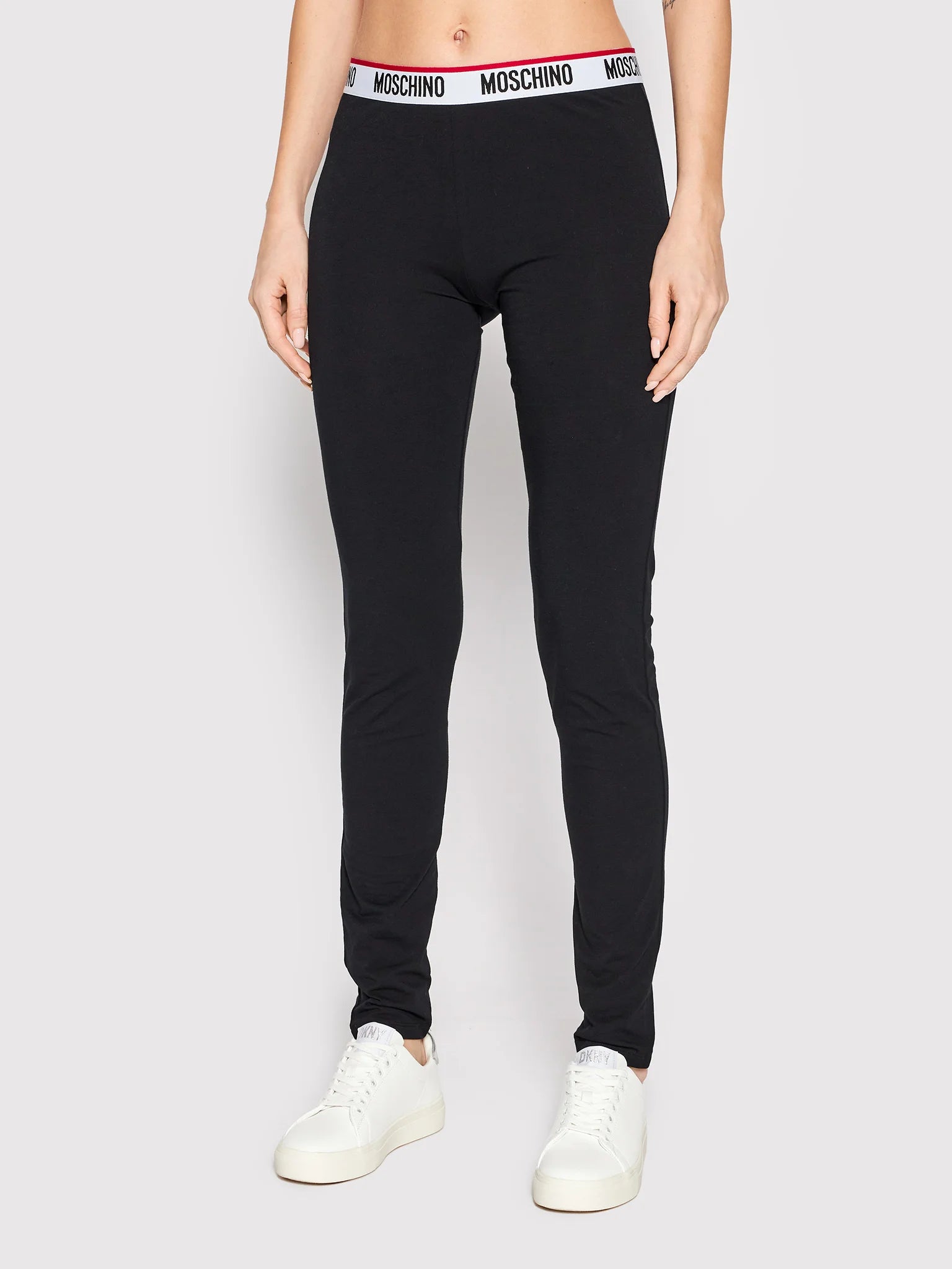 LEGGINS MOSCHINO STRETCH JERSEY BANDA