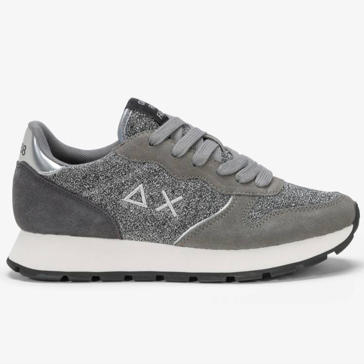 SCARPE SUN68 ALLY GLITTER GRIGIO MEDIO