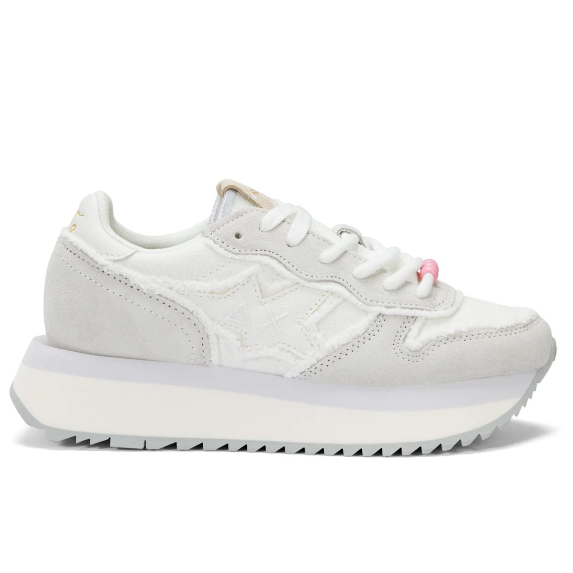 SCARPE SUN68 W BIG STARGIRL CANVAS BIANCO