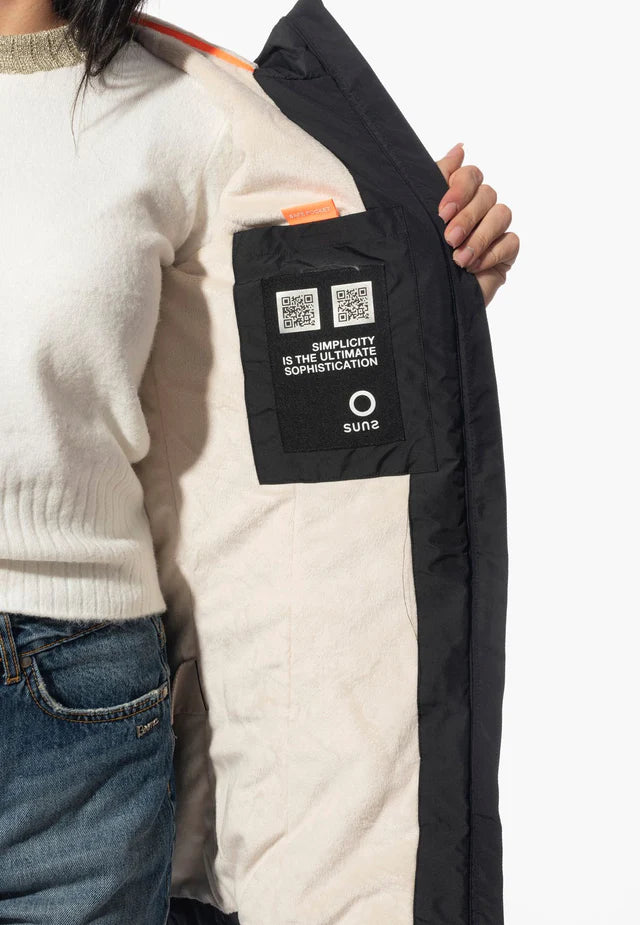 GIUBBOTTO SUNS AURELIA VELOR LISCIO LUNGO