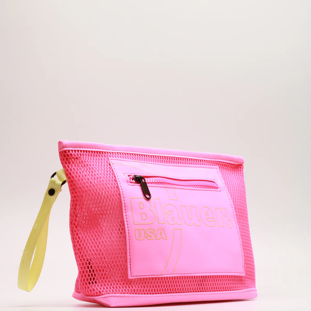 BEAUTY CASE BLAUER CLUTCH BOAT A MANO