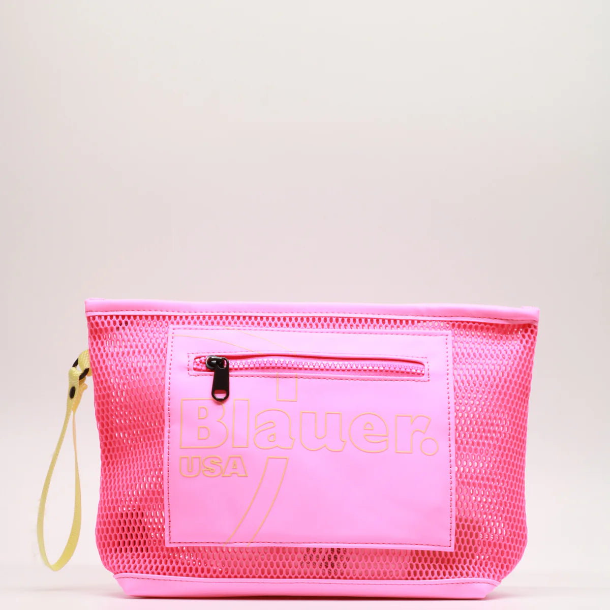 BEAUTY CASE BLAUER CLUTCH BOAT A MANO