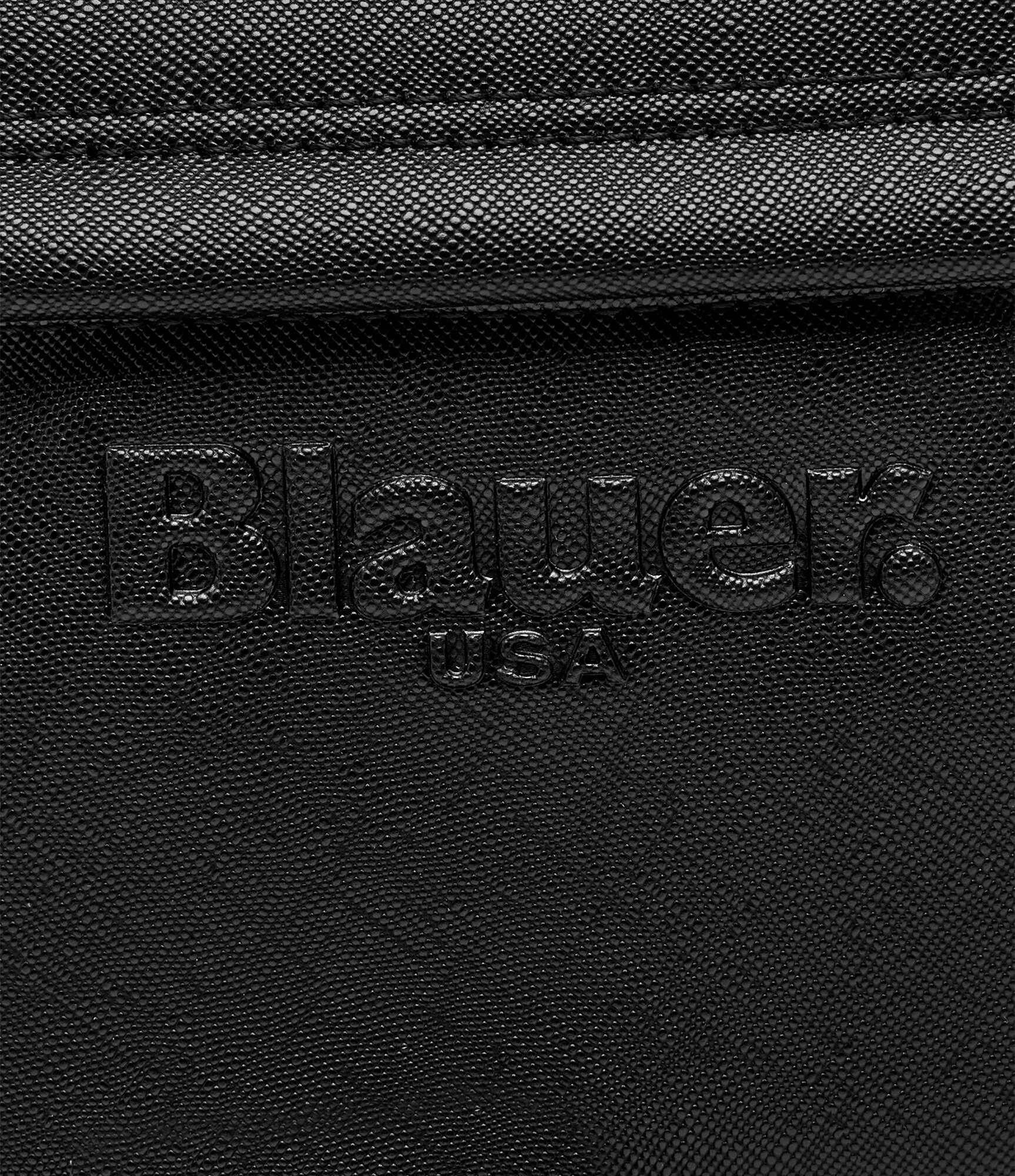POCHETTE BLAUER CLUTCH A MANO PELLE MARTELLATA VEGAN GOY