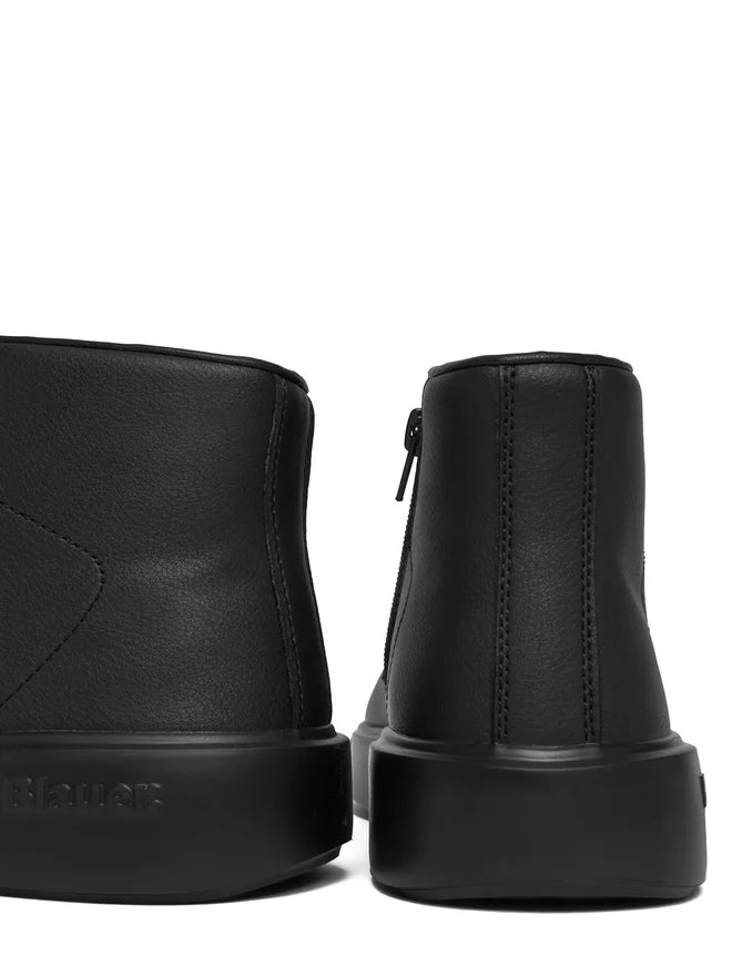 SCARPE BLAUER HIGH SNEAKER ALTA BUCK 08 NERO