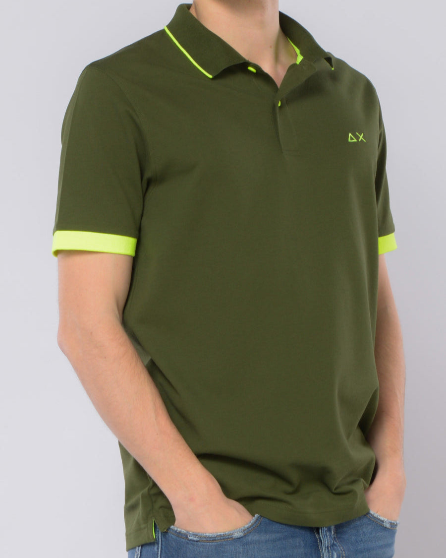 POLO SUN68 SMALL LOGO FLUO