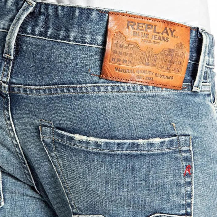 JEANS REPLAY WAITOM REGULAR FIT 12OZ CONFORT OLDWASH