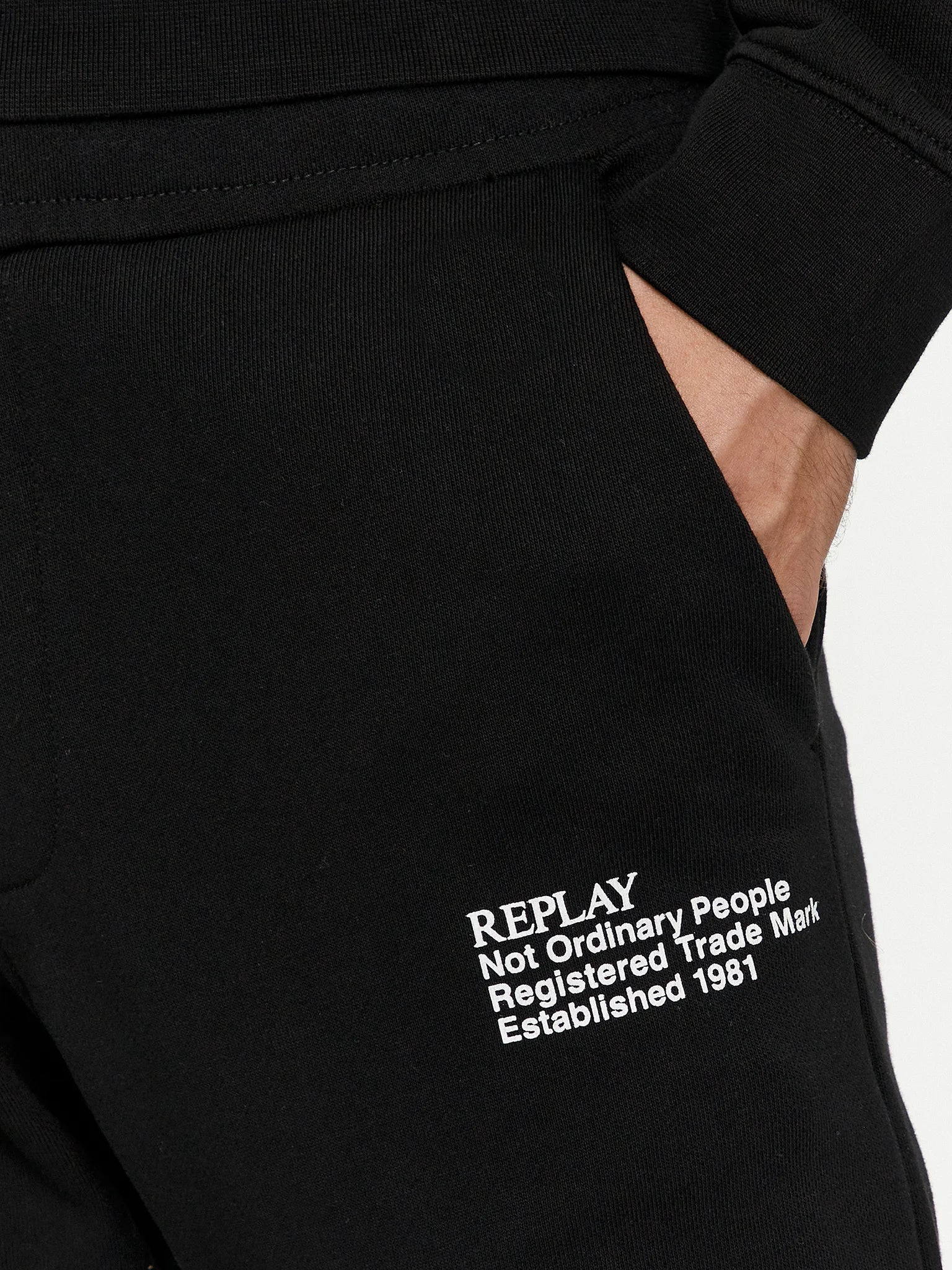 PANTALONE REPLAY JOGGER INT GARZATO NOT ORDINARY PEAPLE