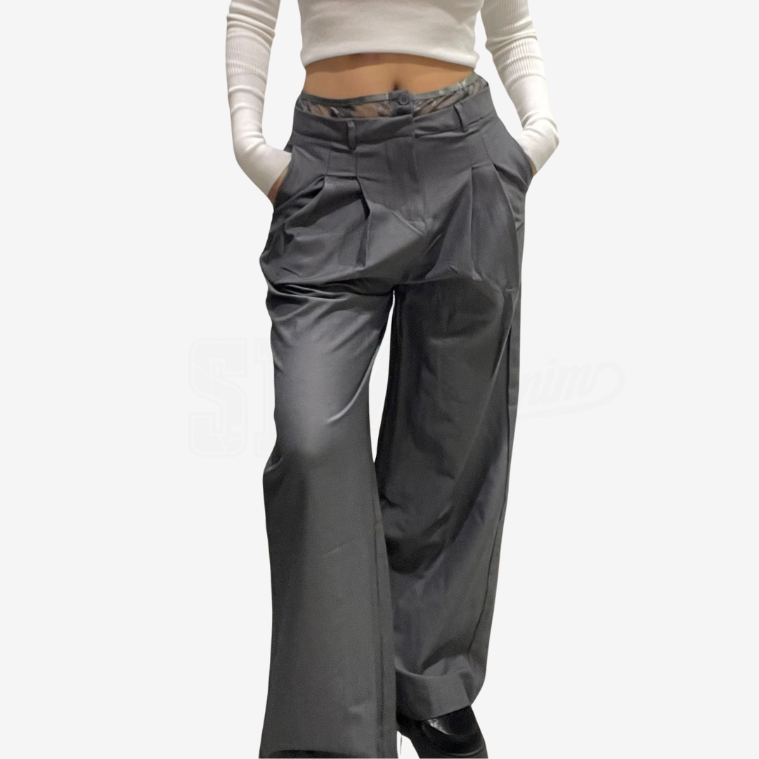 PANTALONE SEM MAYA VITA IN PIZZO PALAZZO CON PENCES