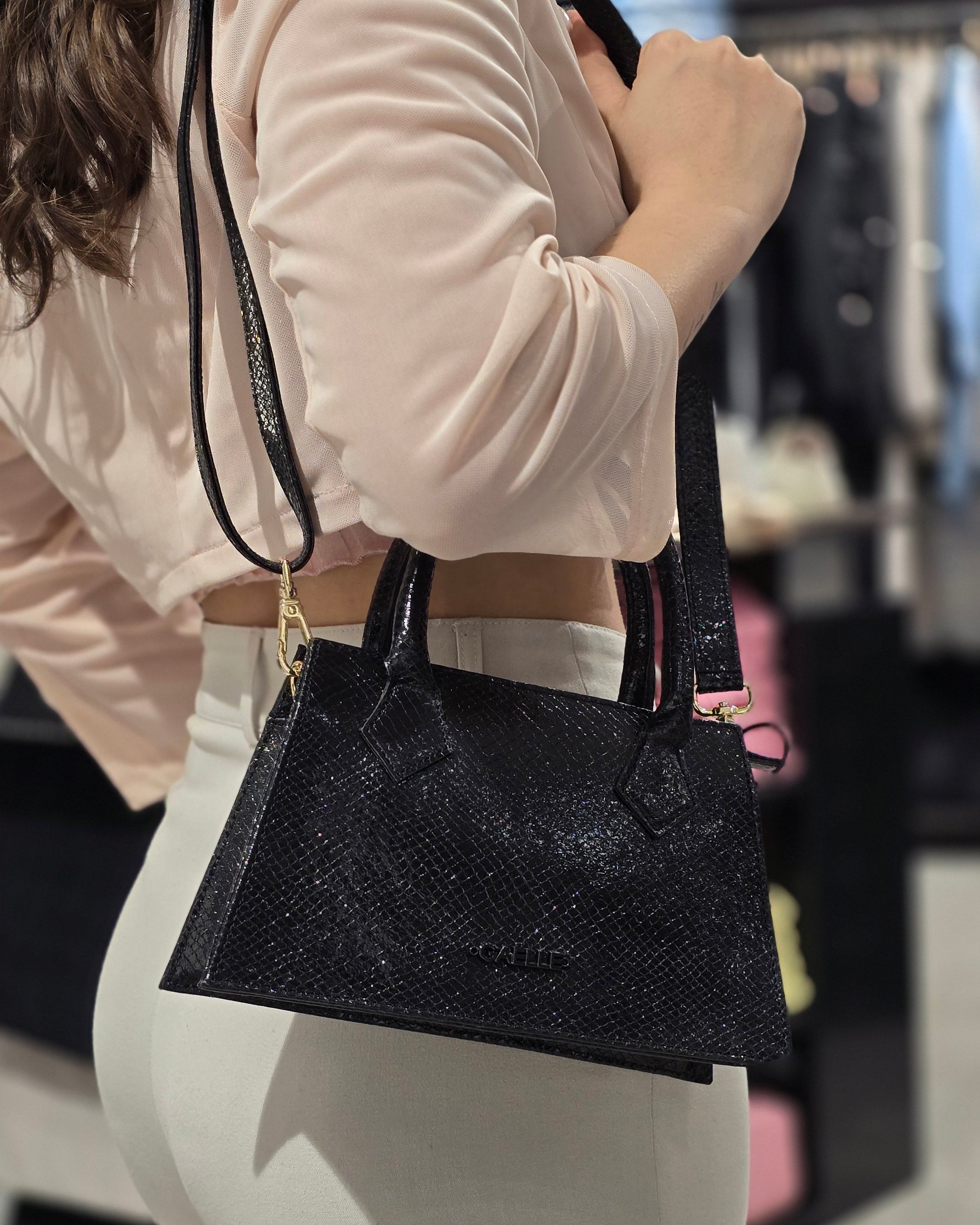 BORSA GAELLE TRAPEZIALE A MANO PLUS TRACOLLA