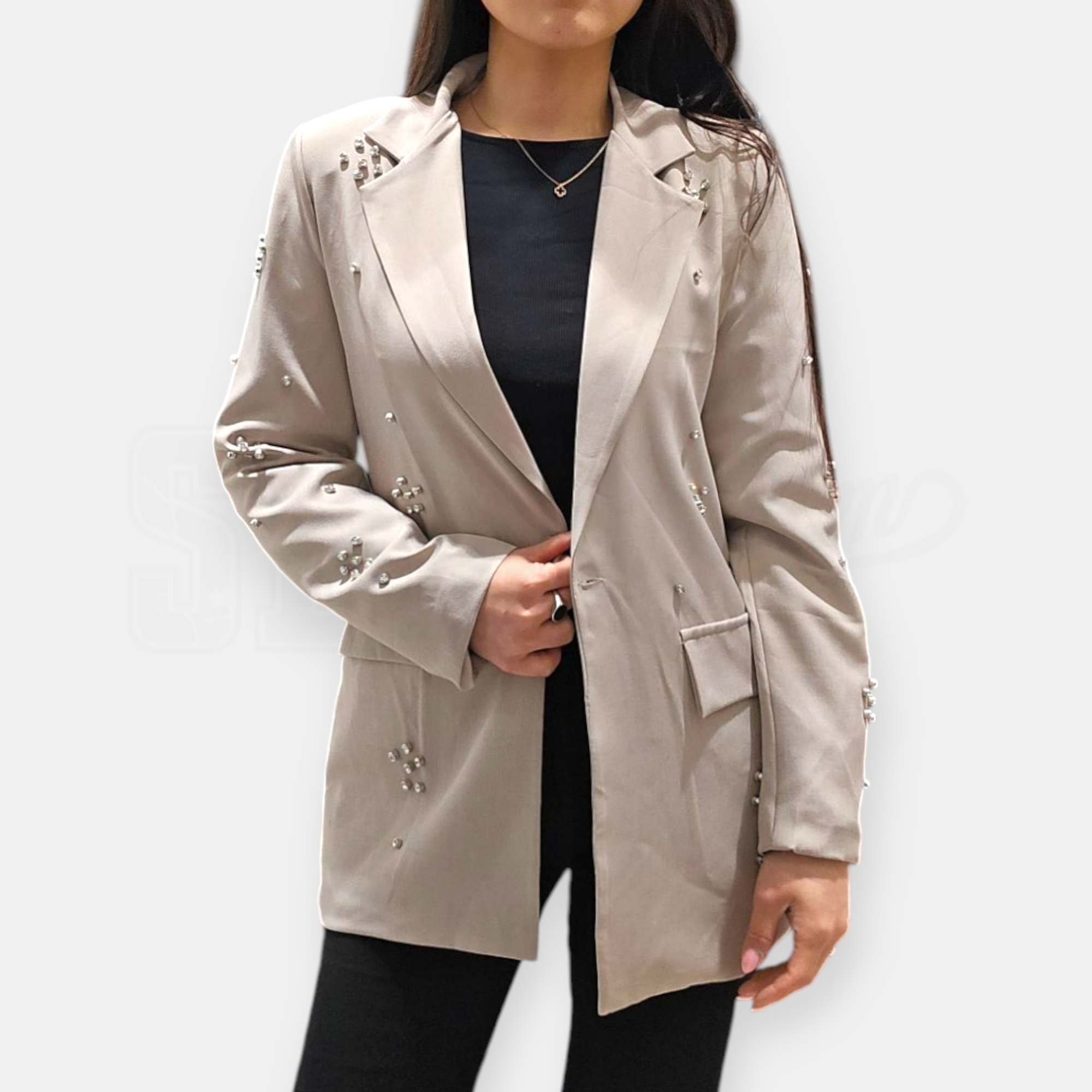 BLAZER SEM ANTONELLA MONOPETTO FULL GEMMATO