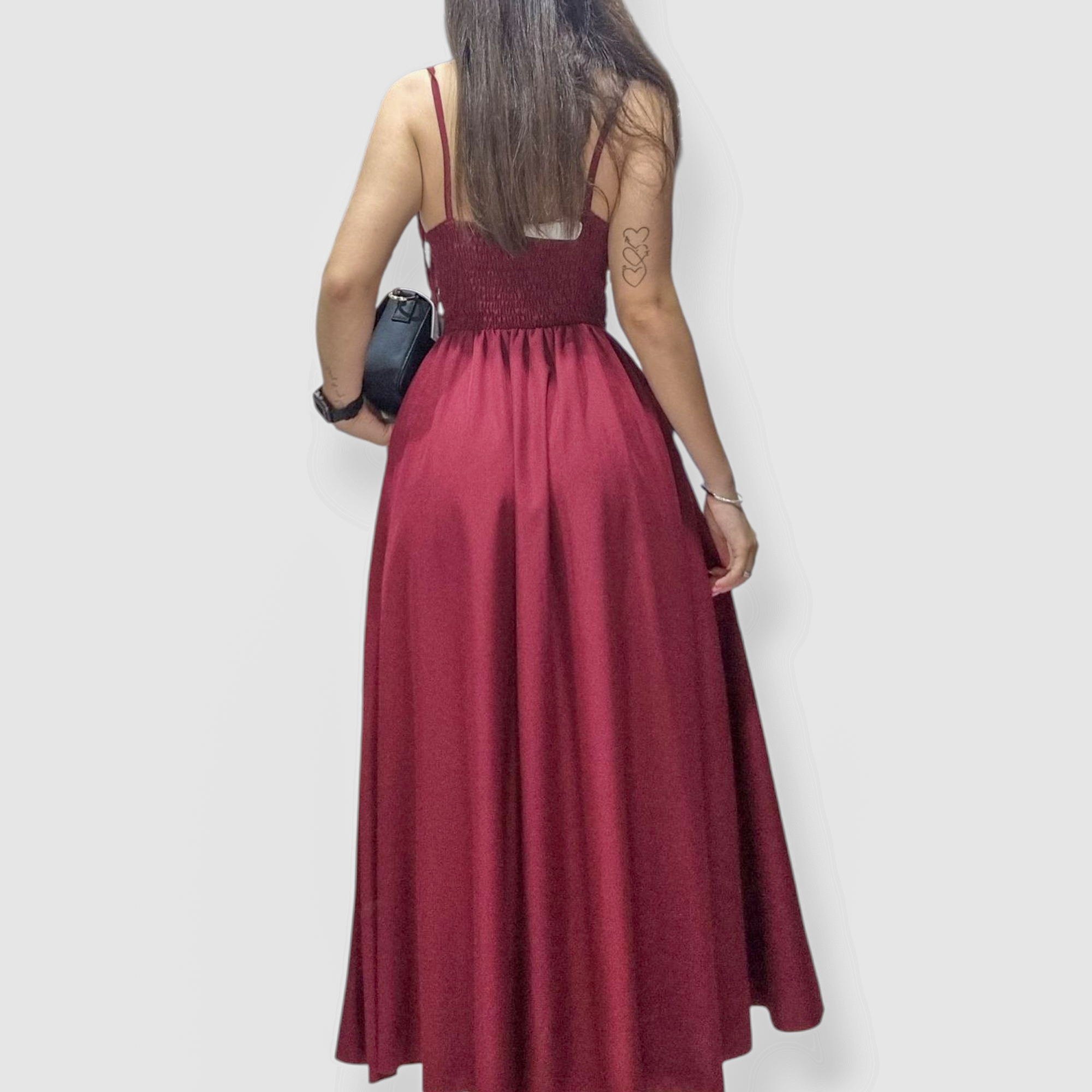 ABITO CORSETTO CON COPPE E GONNA LARGA