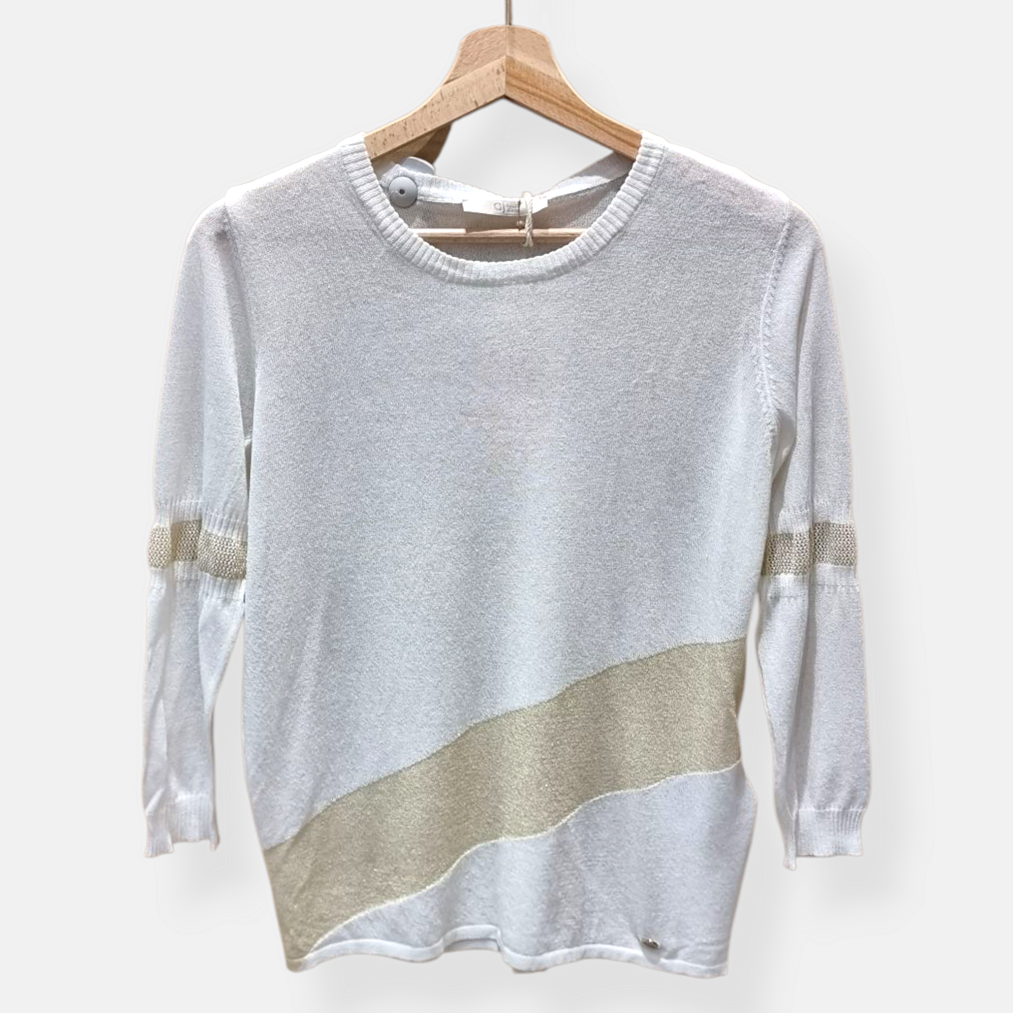 MAGLIA GAUDÌ ULTRALIGHT MANICA 3QUARTI DETTAGLI IN LUREX