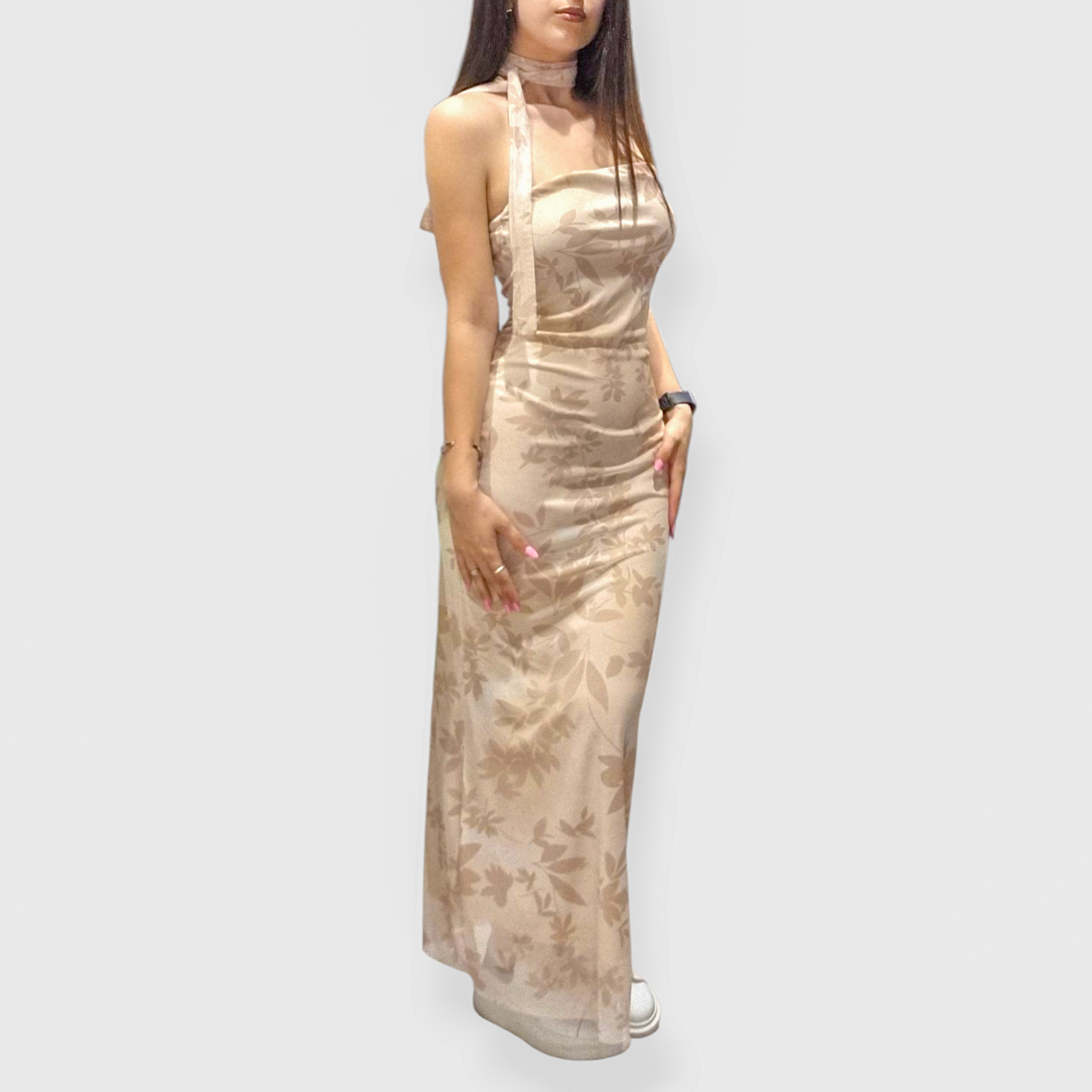 ABITO FASCIA VELO TULLE FASCIA VELATO COMBO IN FANTASIA