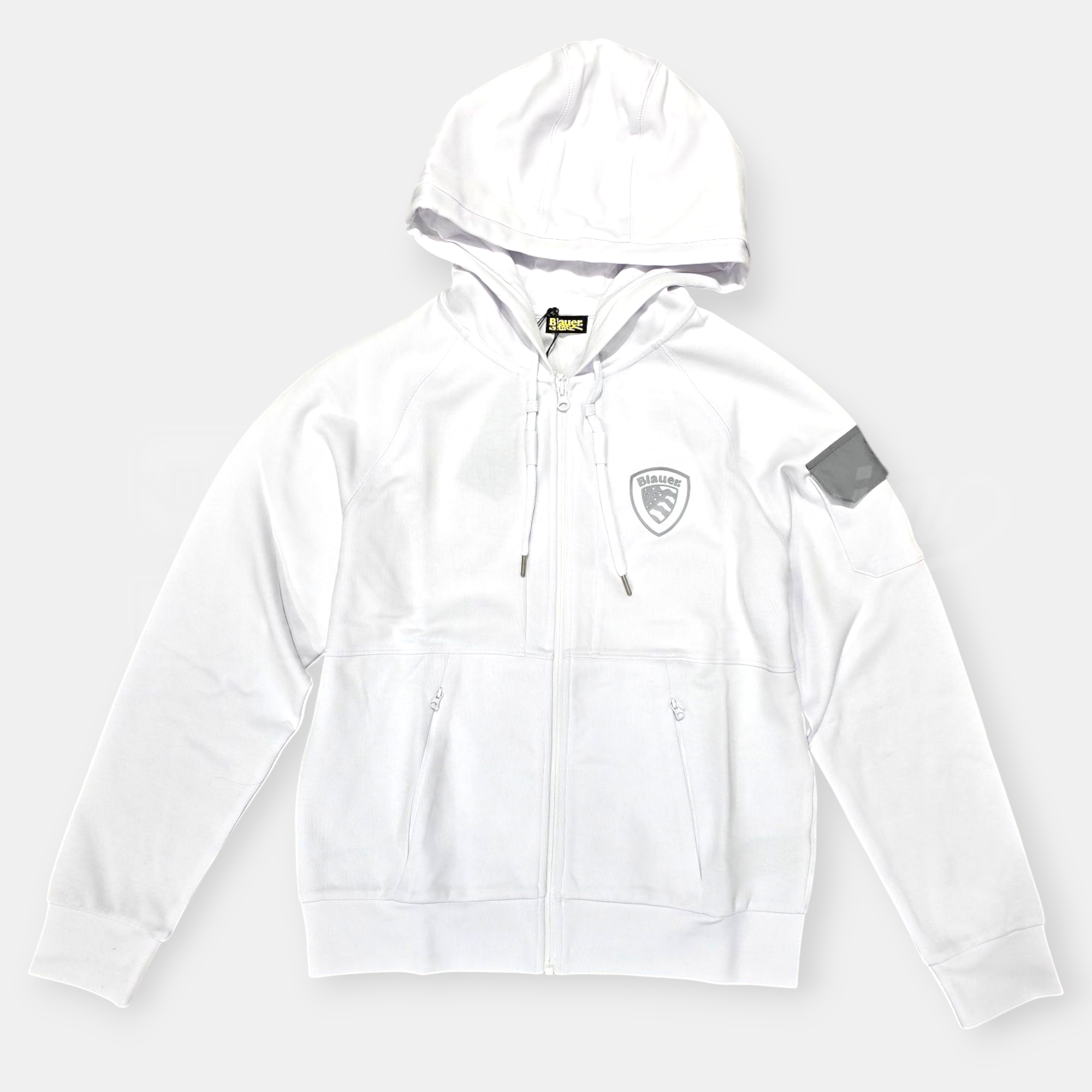 FELPA BLAUER BEAL CON CAPPUCCIO ZIP REPLEX