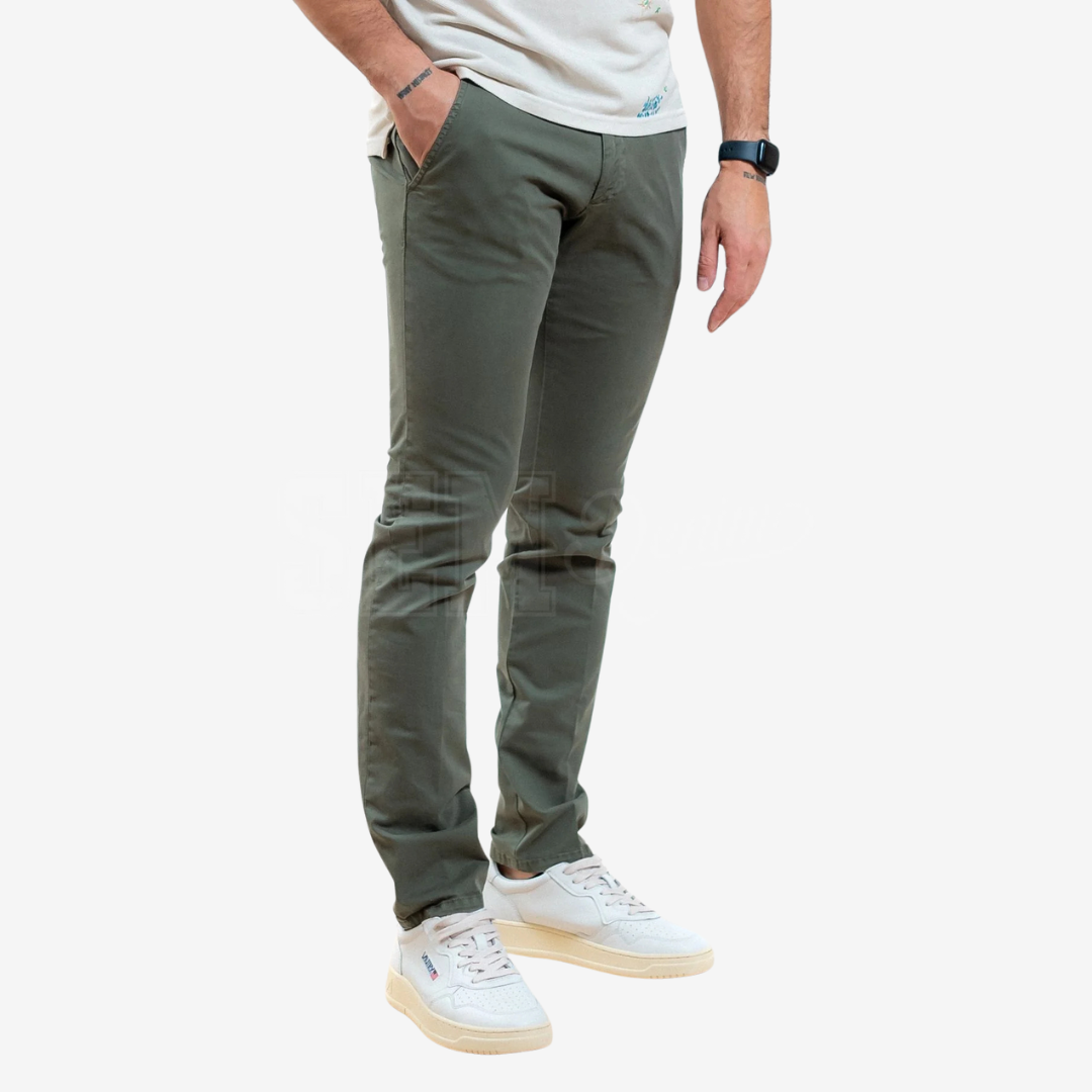 PANTALONE CHINOS ROY ROGER'S NEW ROLF MAN GABARDINA