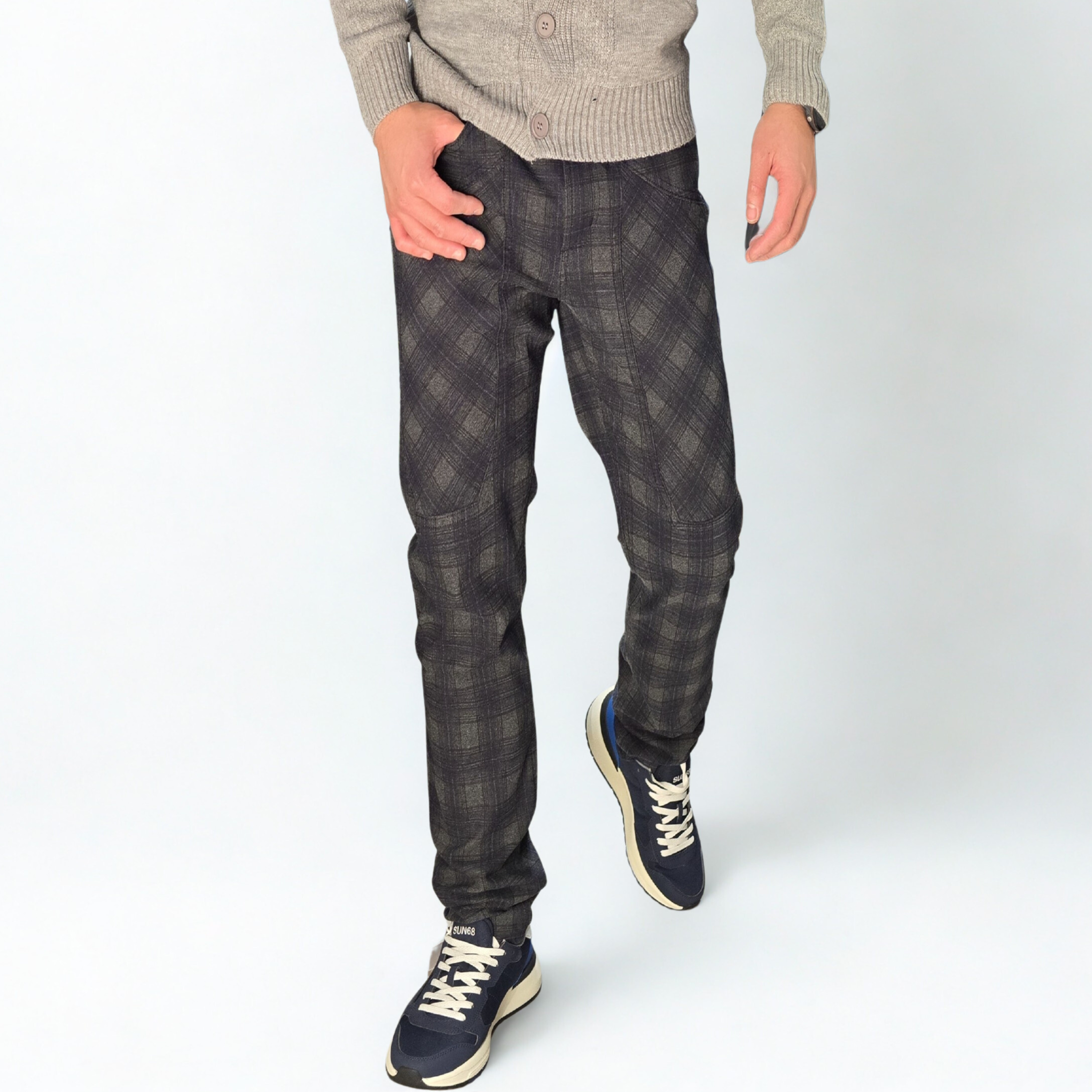 PANTALONE JECKERSON ARMATURA JOHN FONDO CHECK CON TOPPA