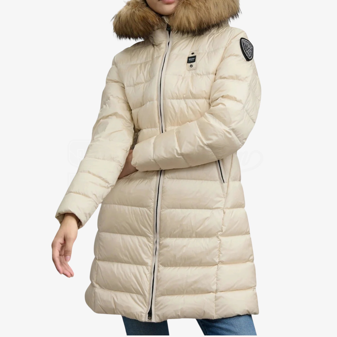 PIUMINO LUNGO BLAUER KRISTIN CON PELO INT PIUMA