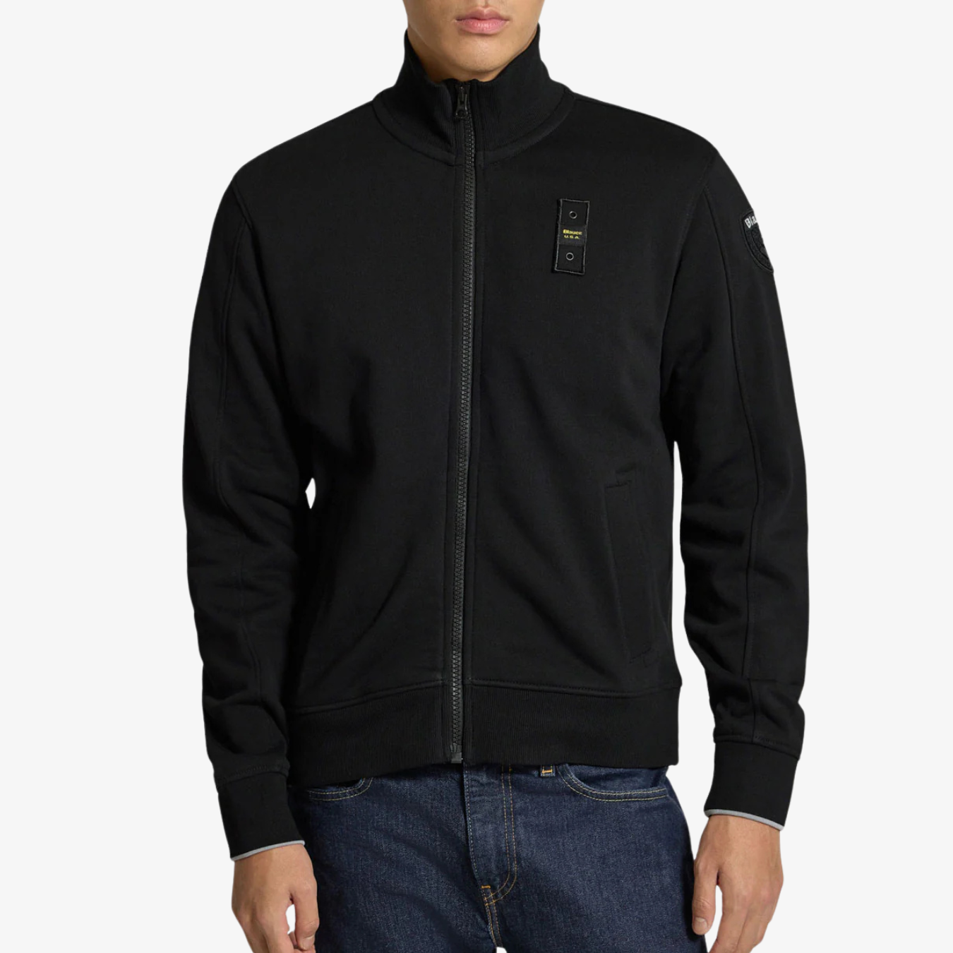 FELPA BLAUER CITY FELPATA COLLO IN PIEDI