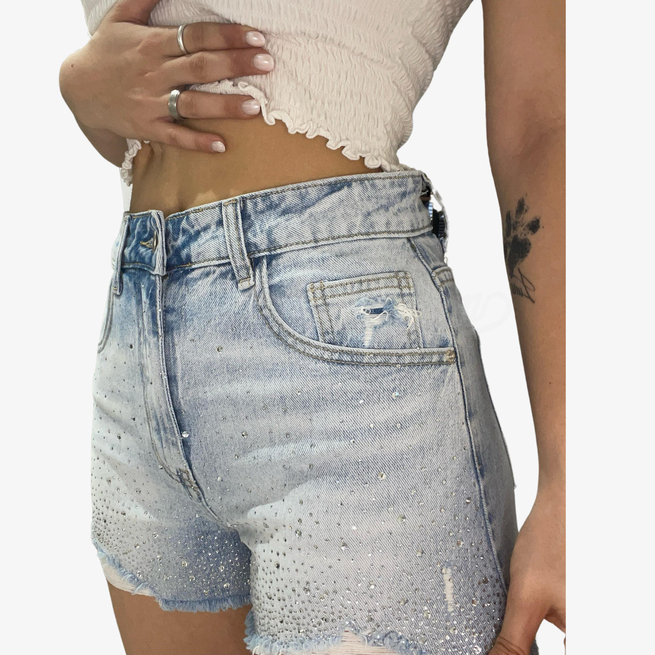 SHORT SEM CECILIA DIAMOND RAIN F. STRAPPATO