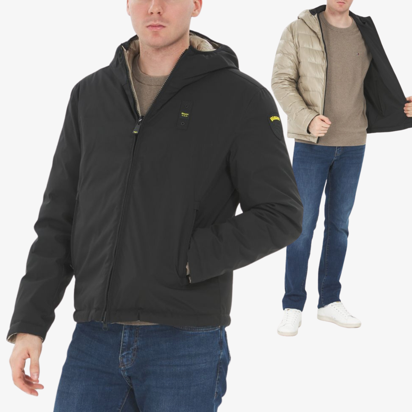 PIUMINO BLAUER BALLARD REVERSIBILE NEOPRENE