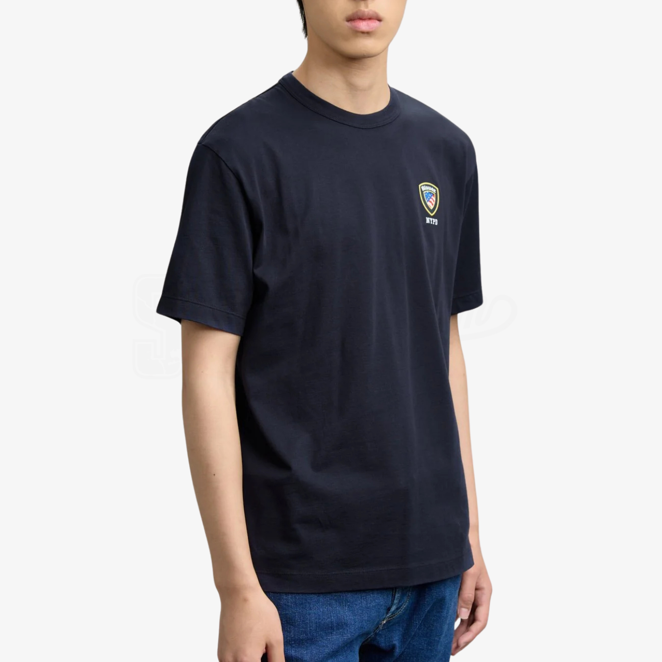 TSHIRT BLAUER IRVING MINILOGO SCUDETTO