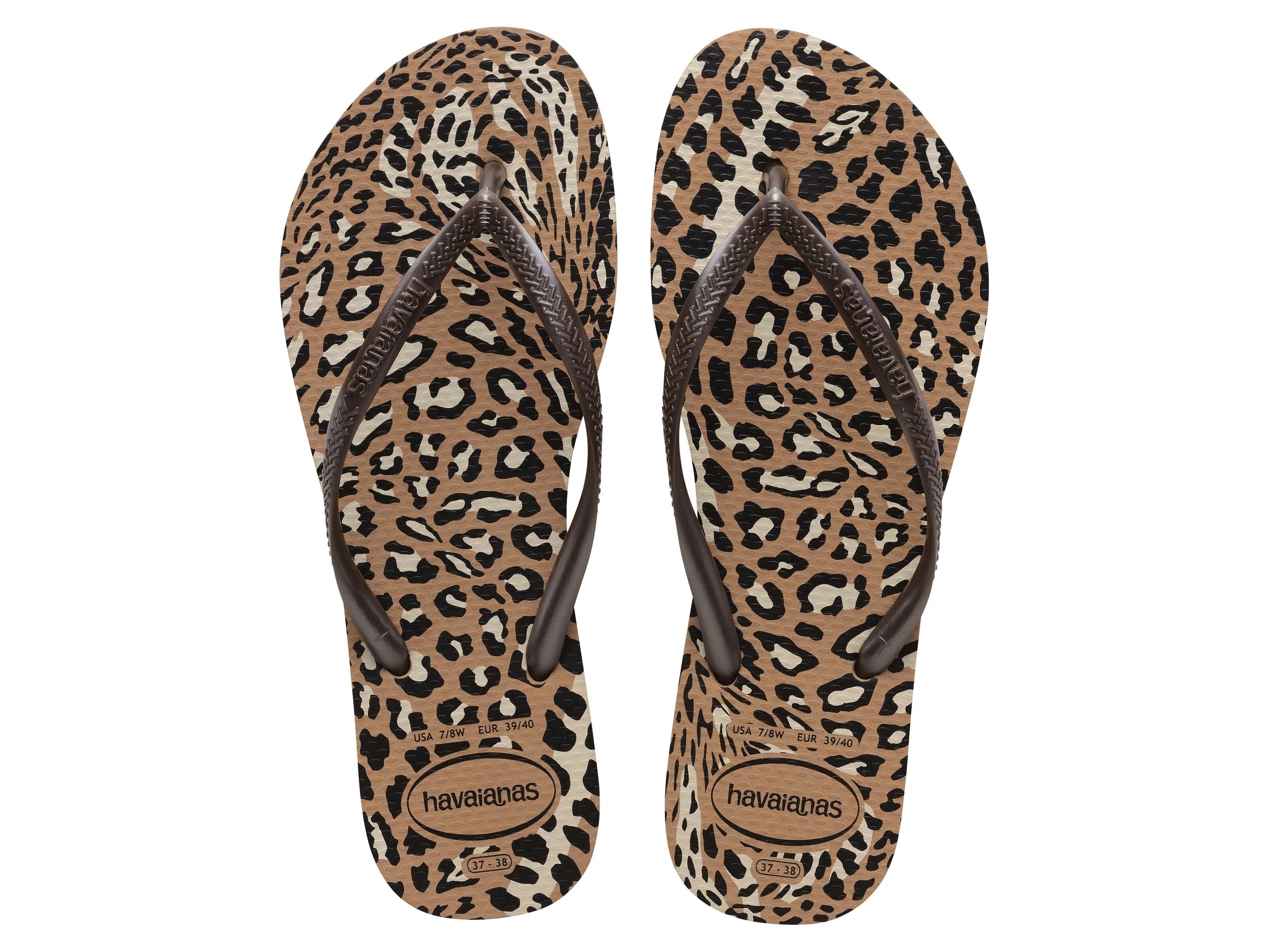 INFRADITO HAVAIANAS SLIM ANIMAL ROSE GOLD CAFE