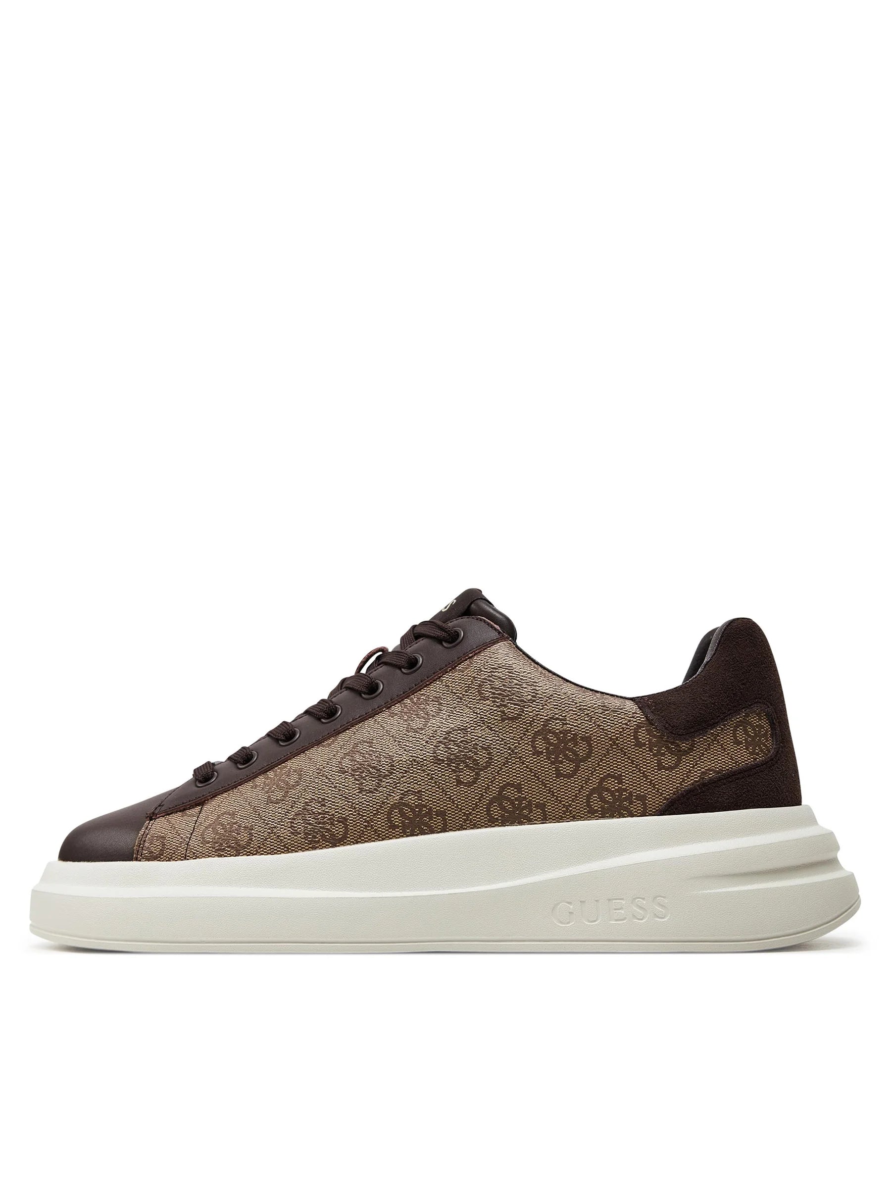 SCARPE GUESS ELBA FONDO MQ BEIGE BROWN