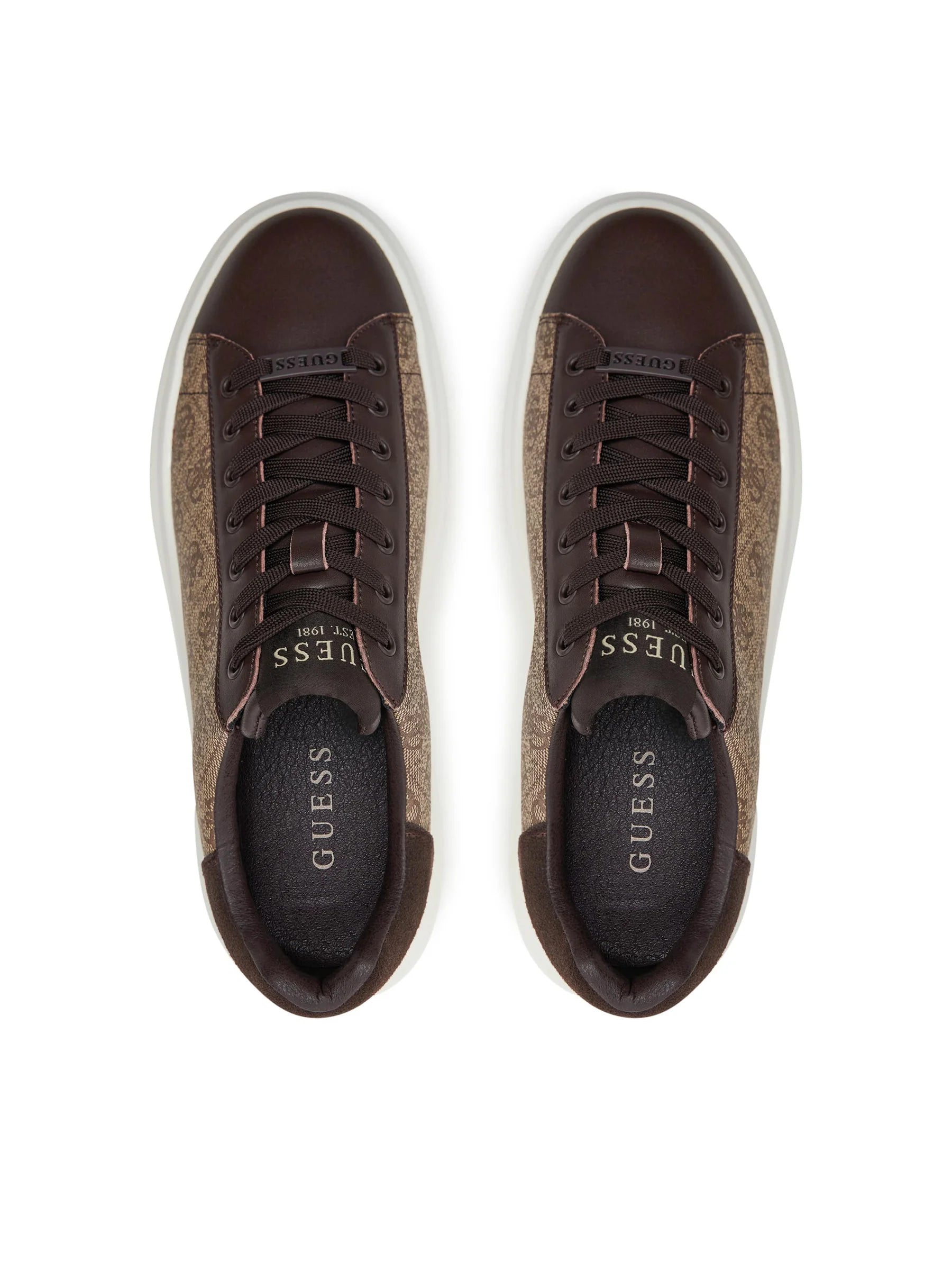 SCARPE GUESS ELBA FONDO MQ BEIGE BROWN