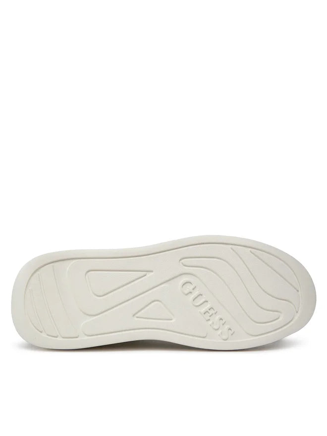 SCARPE GUESS ELBA FONDO MQ WHITE BLACK